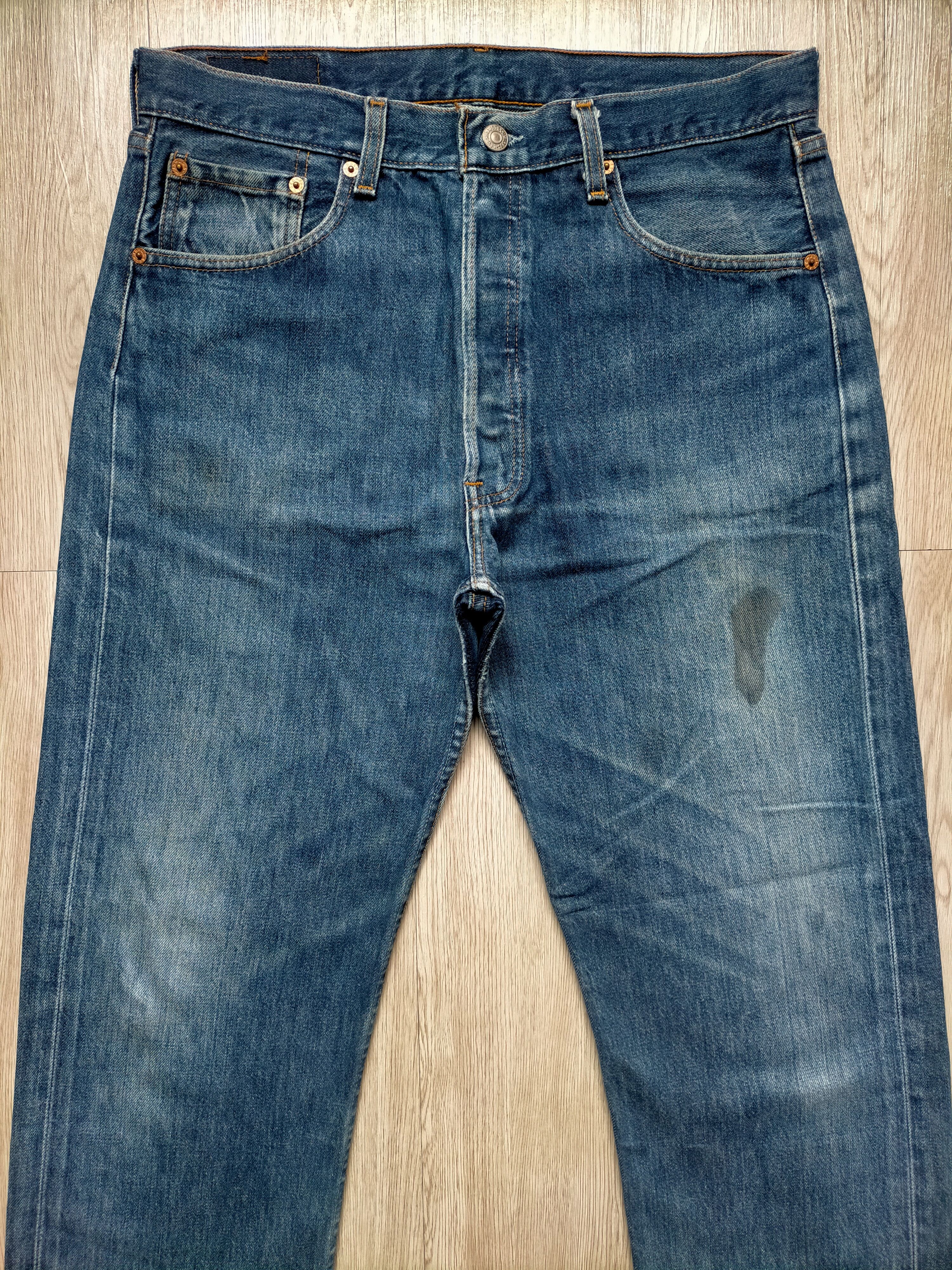 Levi's Vintage Clothing Vintage Levis 501 Bell Bottom denim Pants Size US 33 - 3 Thumbnail