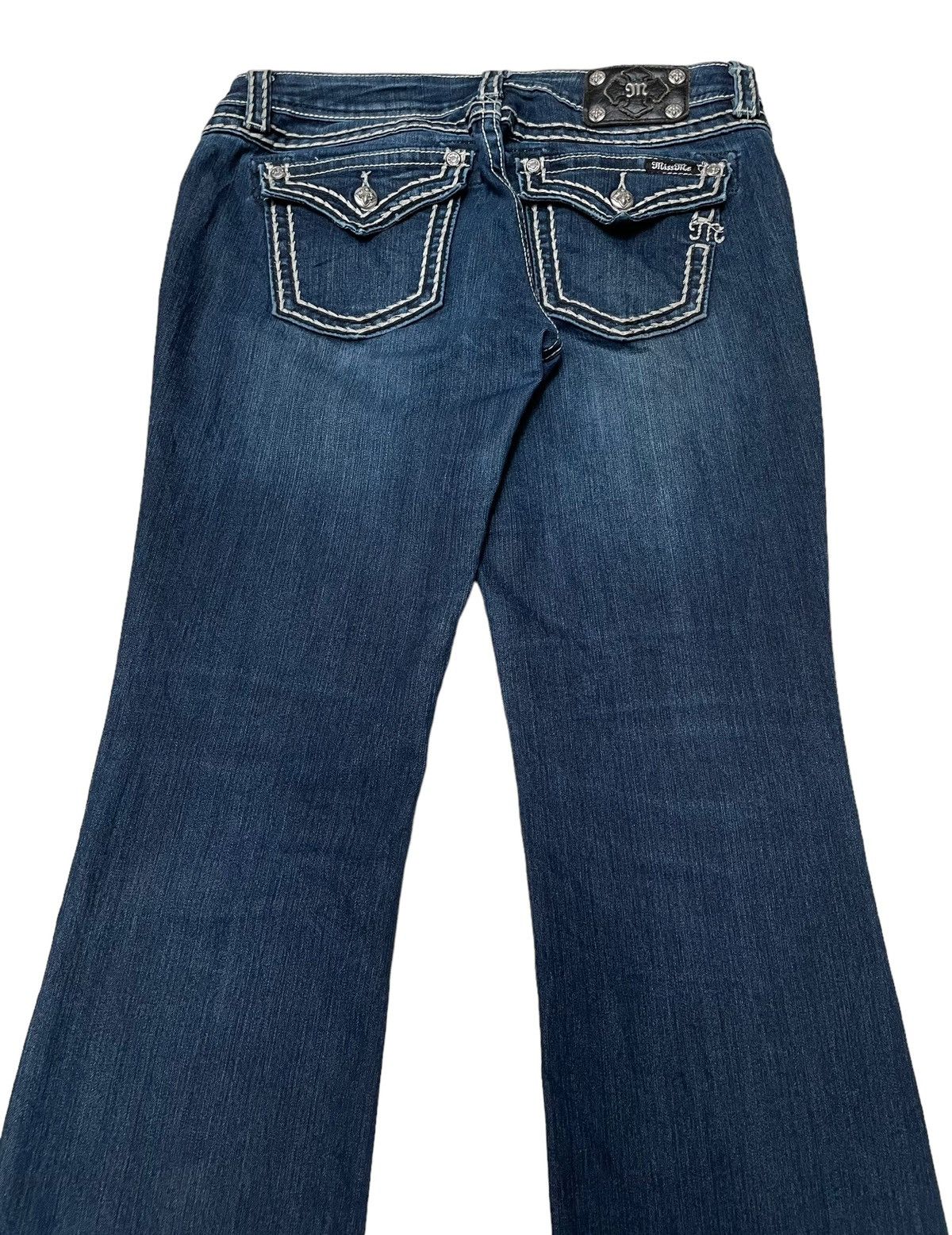 Vintage Vintage Brand Miss Me Flared Jeans 2000s Size US 34 / EU 50 - 6 Thumbnail