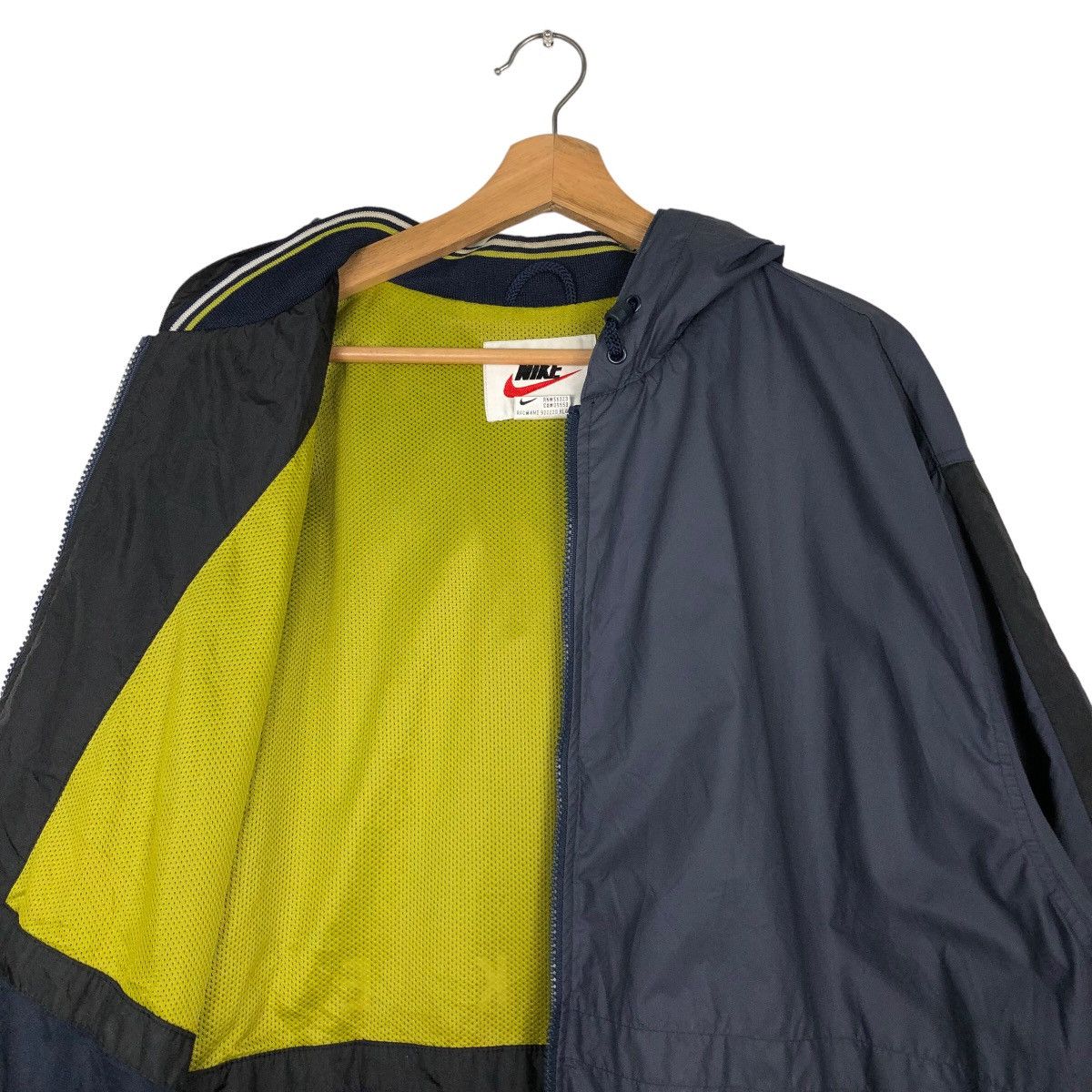Nike 🔥Vintage Nike Big Swoosh Light Jacket Anorak Pull Over Size US XL / EU 56 / 4 - 13 Thumbnail
