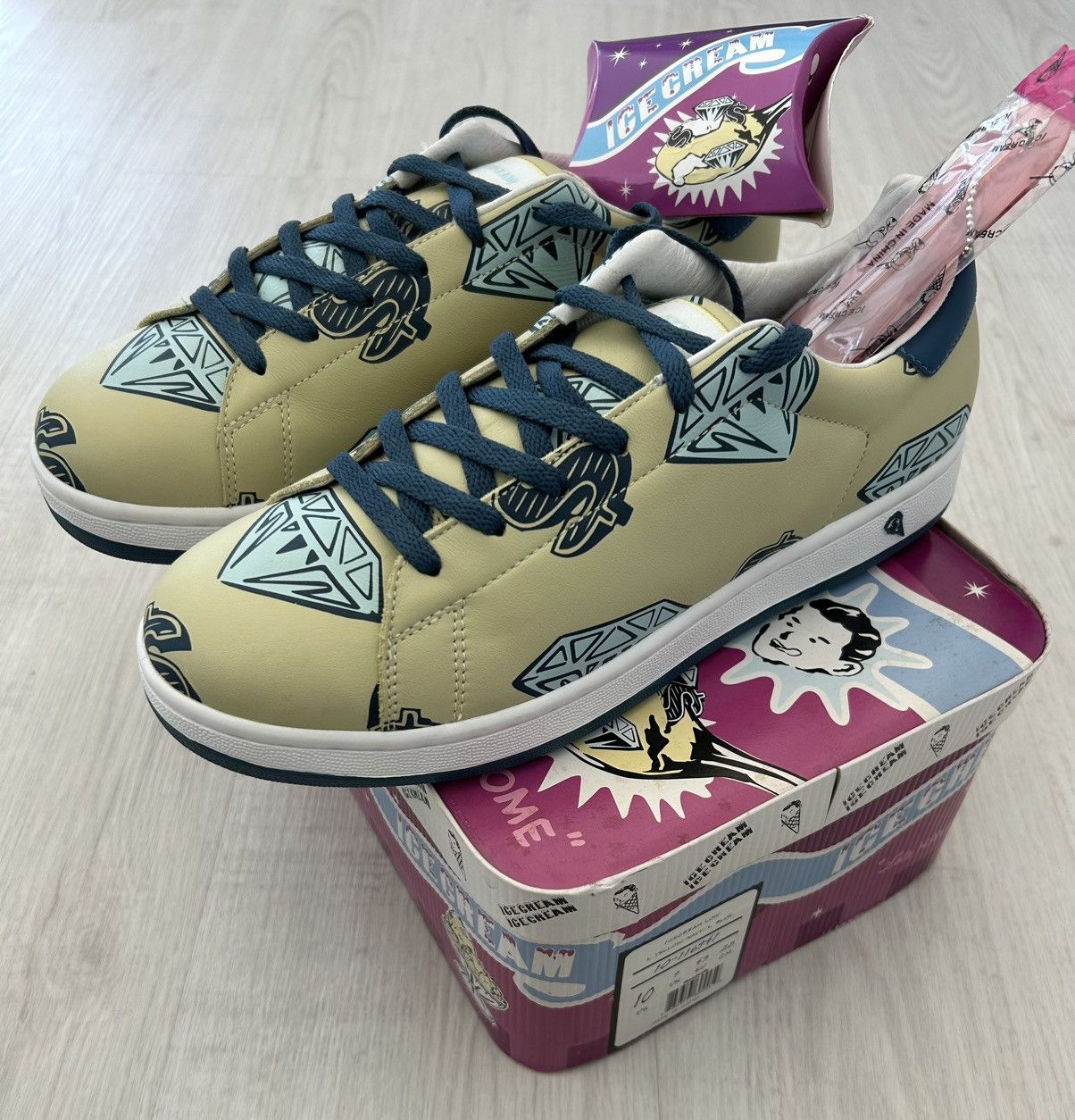 Icecream × Reebok RARE OG REEBOK X BBC/ICE CREAM BOUTIQUE SNEAKER Size US 10 / EU 43 - 2 Thumbnail