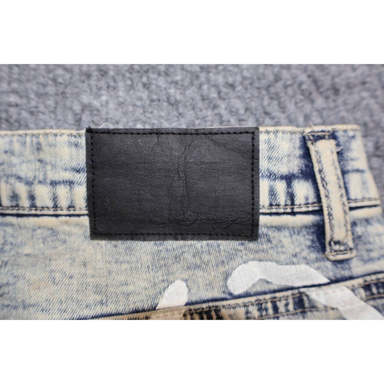 Ed Hardy Ed Hardy Jeans Denim Tiger Cat Painted Back Pockets Size 42 Size US 42 / EU 58 - 5 Thumbnail