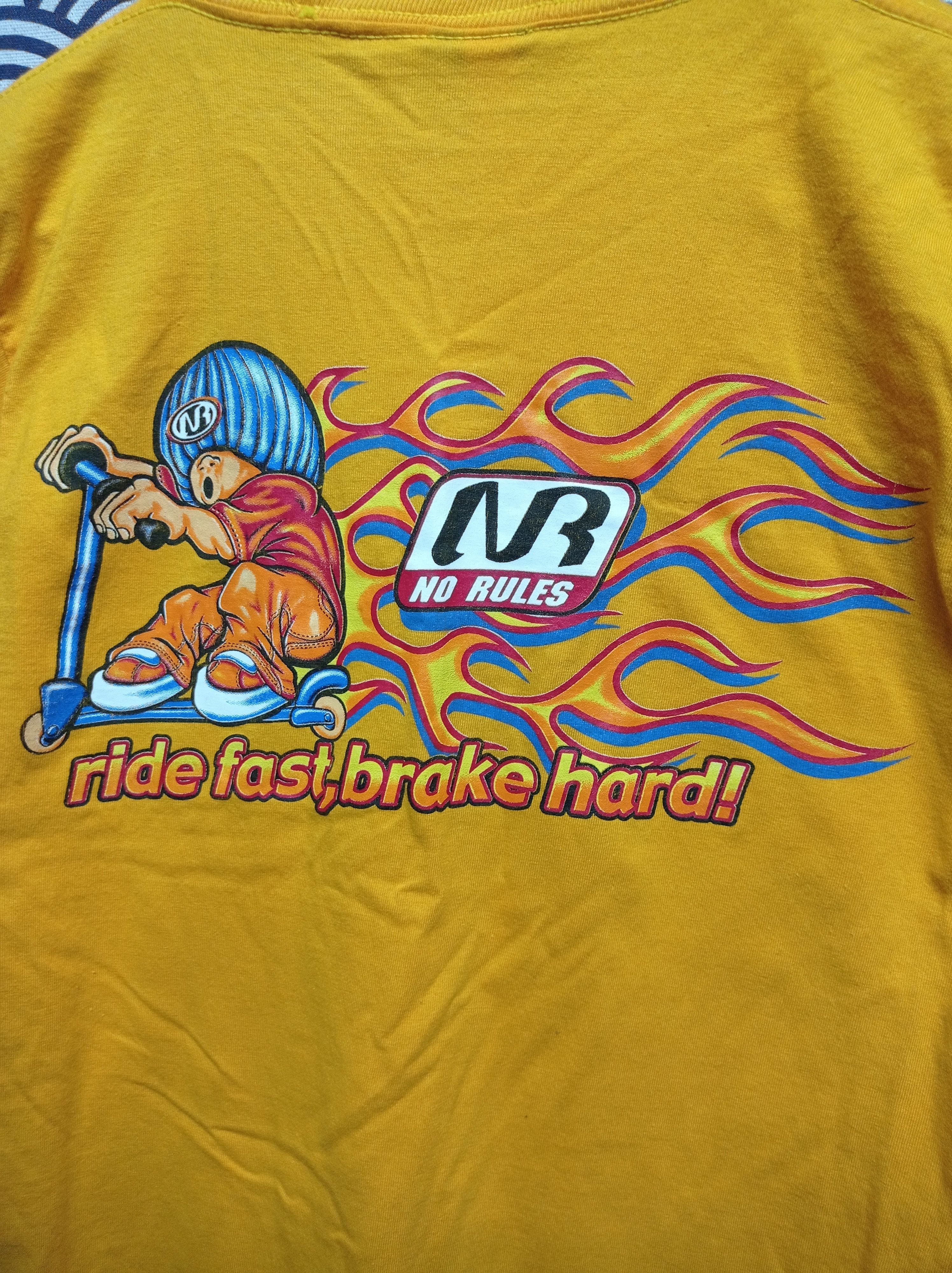 No Fear 90's skate gang no rules no fear flame ( code Ab 001 ) Size US XS / EU 42 / 0 - 6 Thumbnail