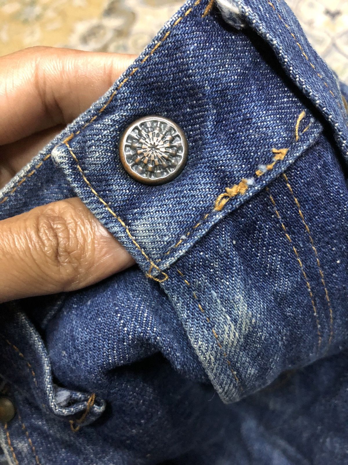 Vintage FLARED‼️‼️VINTAGE H.I.S DENIM Size US 32 / EU 48 - 4 Thumbnail