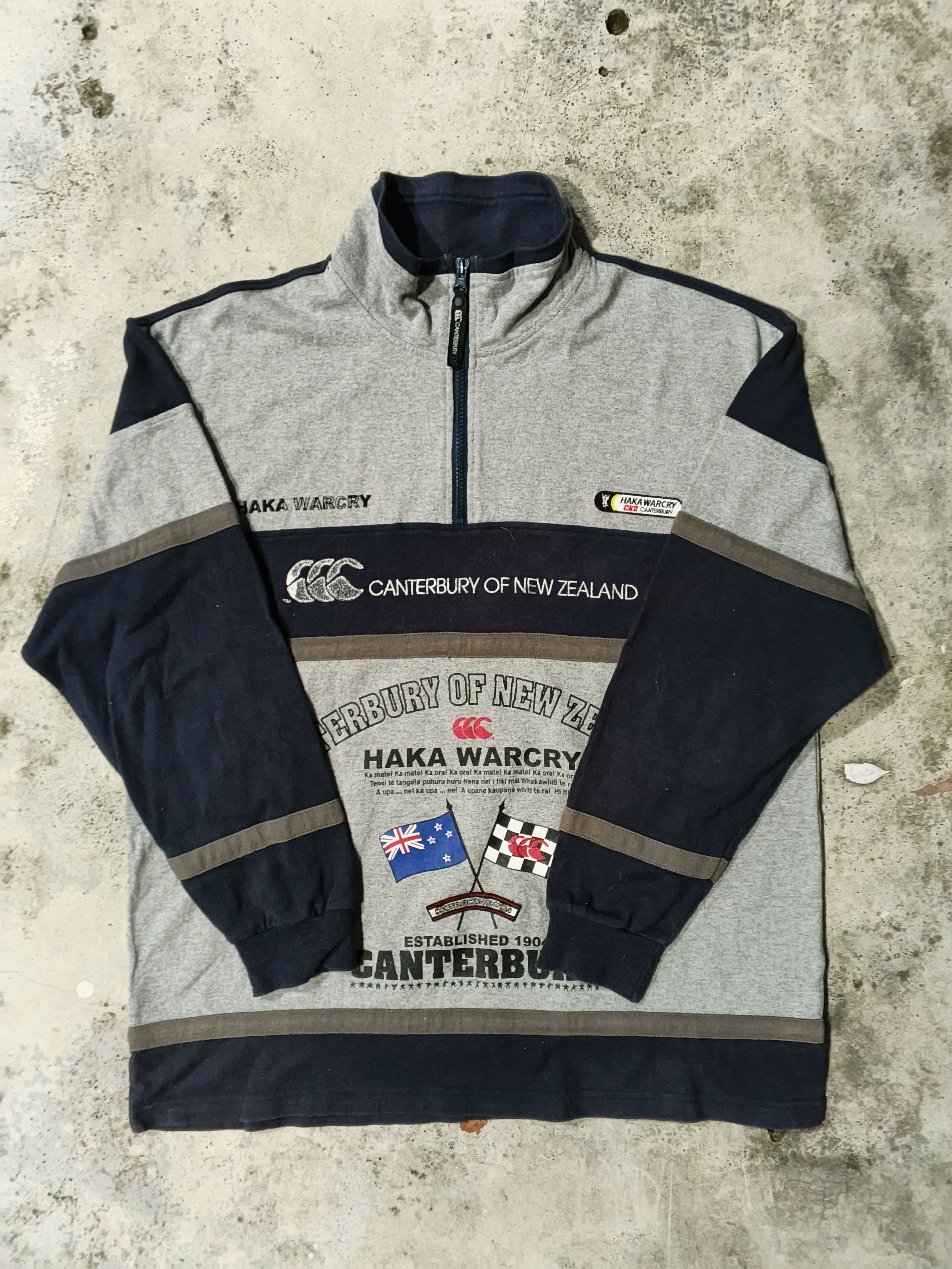 Canterbury of New Zealand Vintage 90s Canterbury Of New Zealand Haka Warcry Size L Size US L / EU 52-54 / 3 - 1 Thumbnail