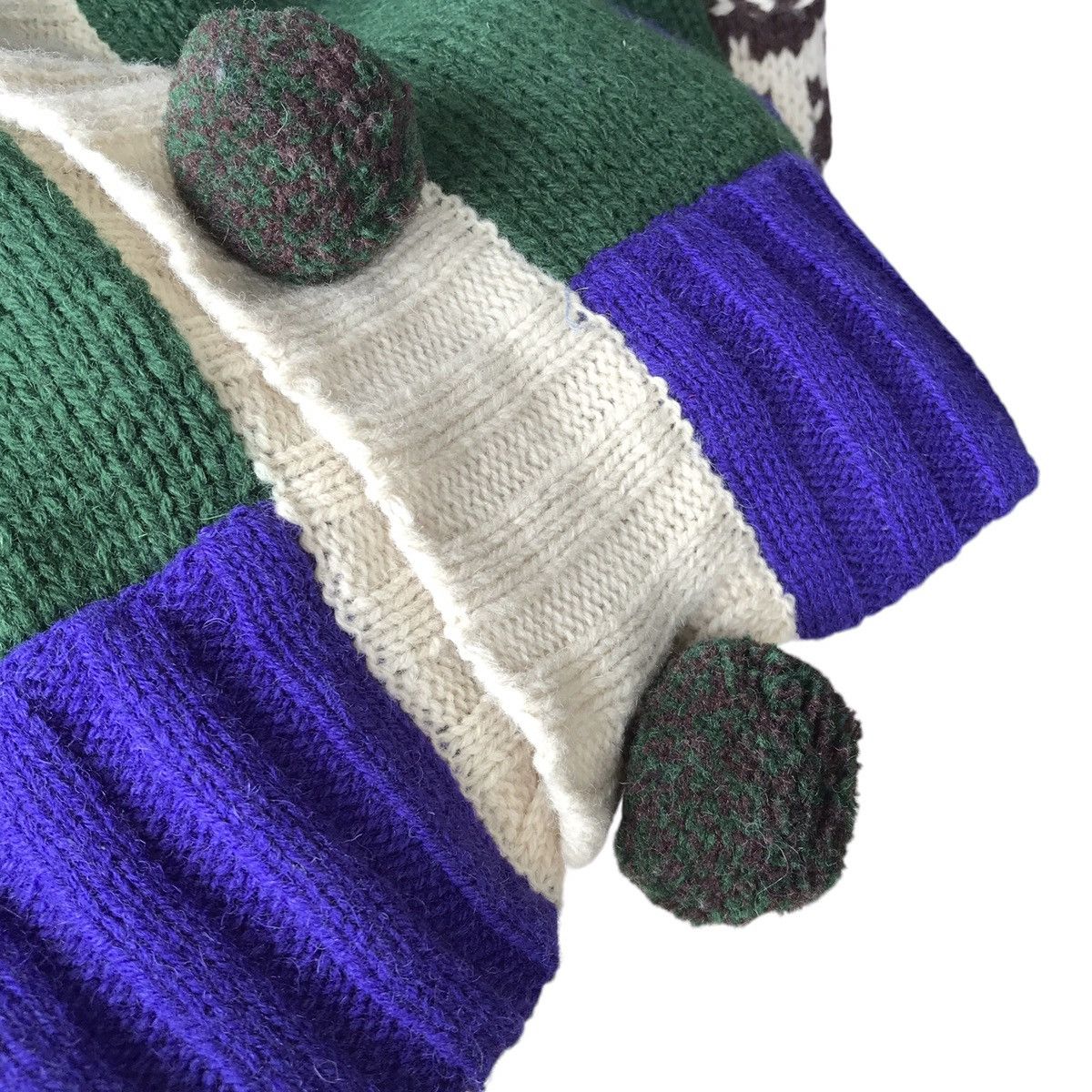 Issey Miyake × Japanese Brand × Ne-Net Ne-Net Japan Issey Miyake Design Knitted Hooded Sweater Size US M / EU 48-50 / 2 - 8 Thumbnail