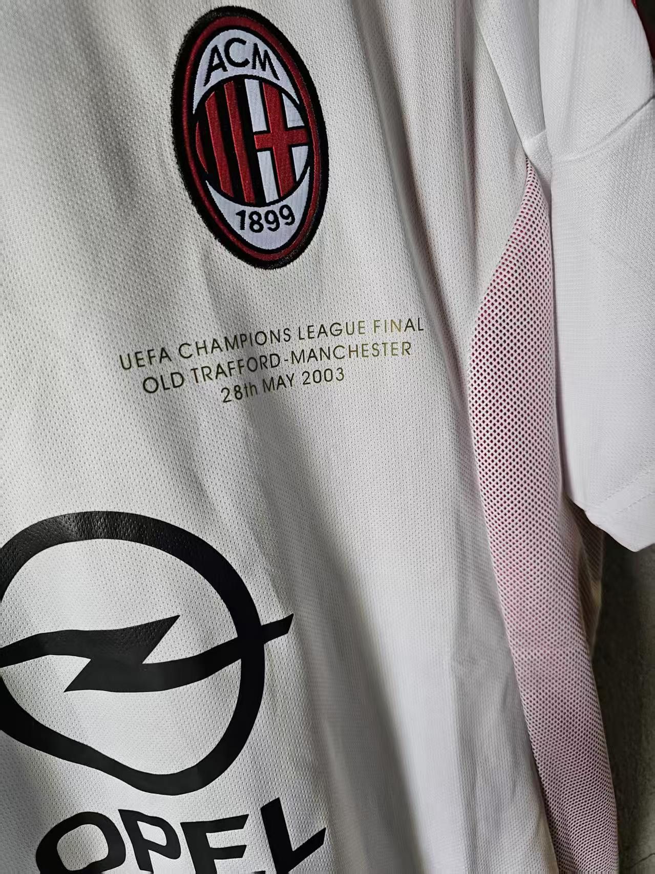Other 2003 Vintage AC Milan #9 Inzaghi Jersey Size US L / EU 52-54 / 3 - 4 Thumbnail