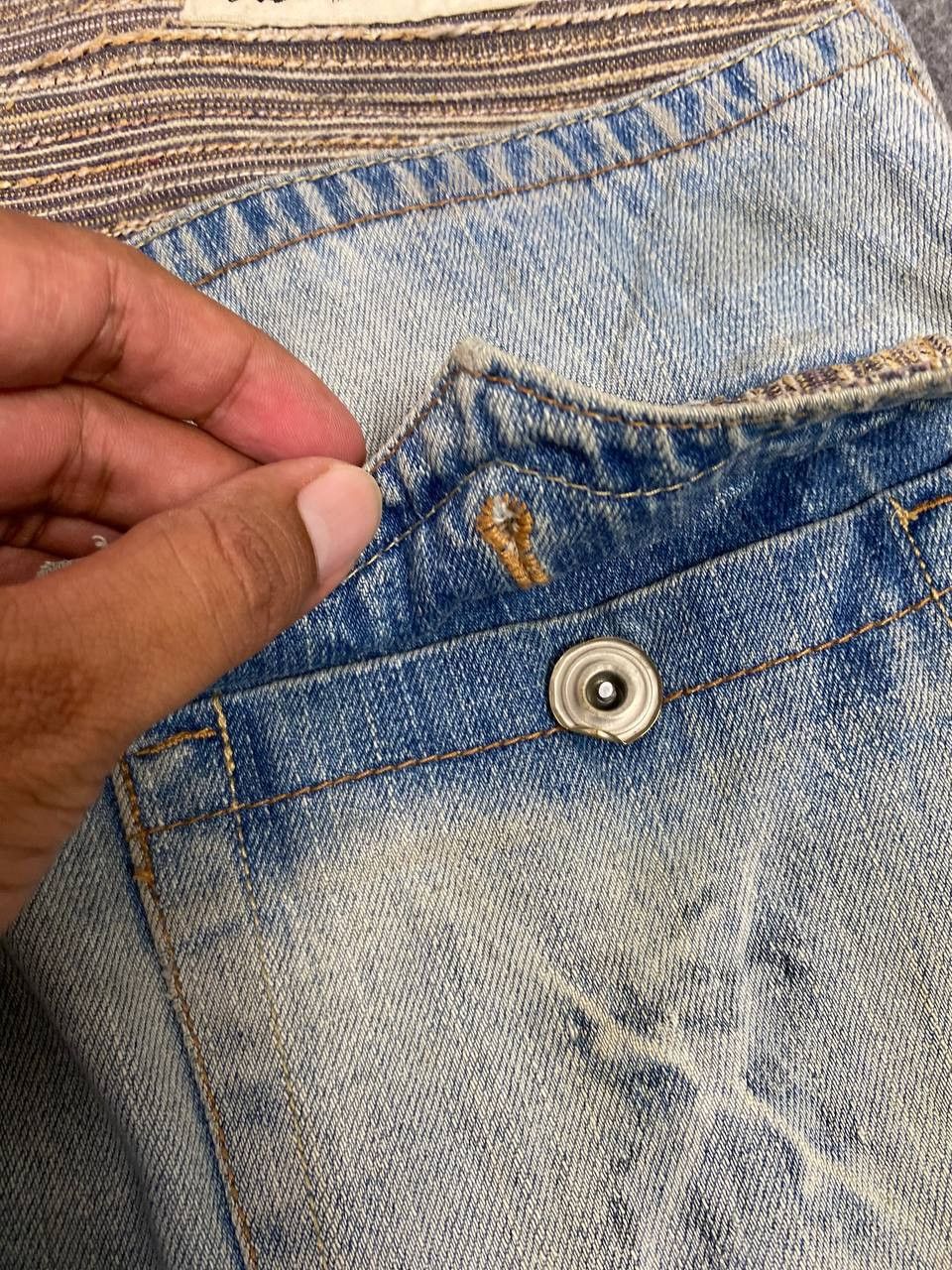 Japanese Brand japanese brand navajo style distressed denim Size US 36 / EU 52 - 6 Thumbnail