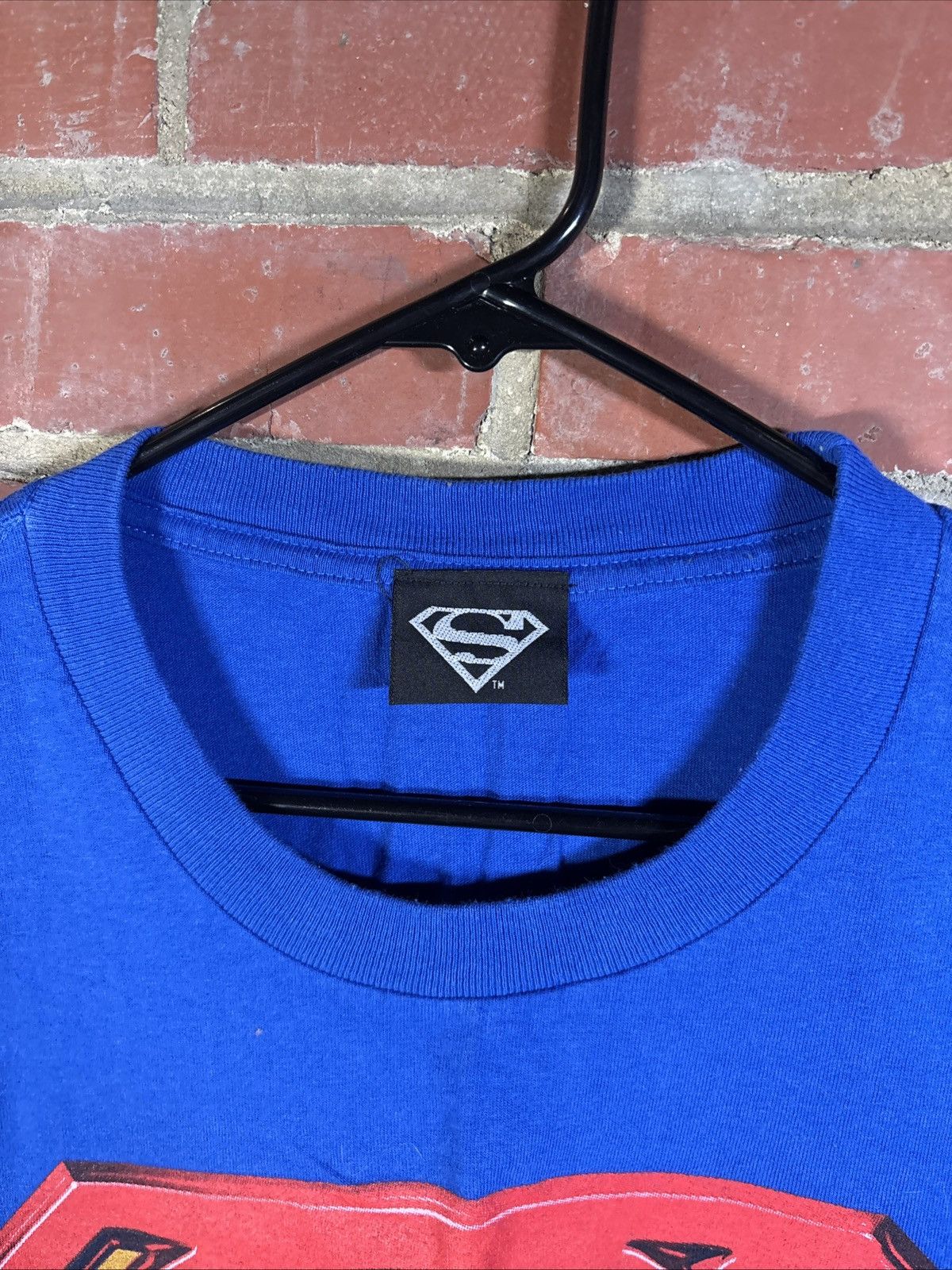 DC Comics Vintage 90s Superman 1997 Shirt Logo Single Stitch Sz L Size US L / EU 52-54 / 3 - 3 Thumbnail
