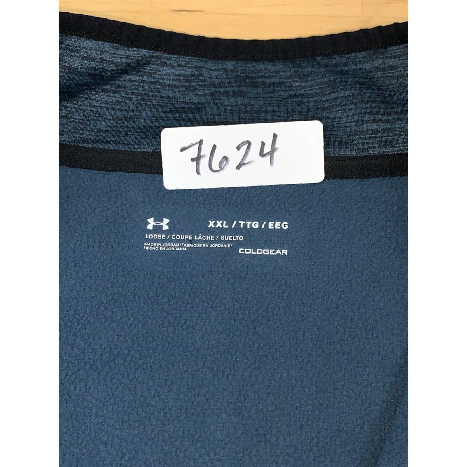Under Armour Under Armour Sweatshirt Pullover 1/4 Zip Men 2XL Heather Blue High Neck Size US XXL / EU 58 / 5 - 3 Thumbnail