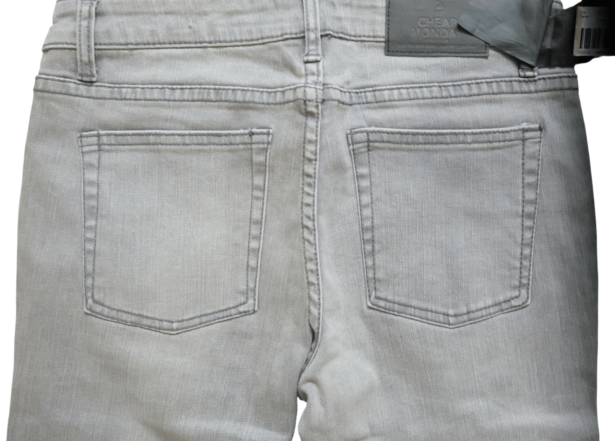 Cheap Monday Cheap Monday Slim Freedom Grey Denim NWT Size 28" / US 6 / IT 42 - 2 Thumbnail