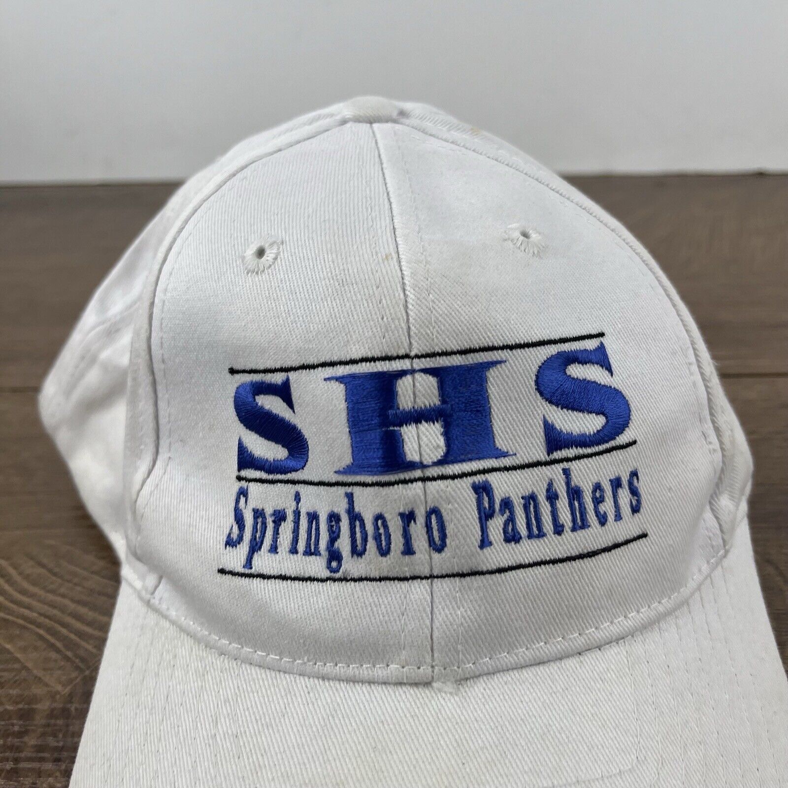 Other Springboro Panthers Hat SHS Panther White Cap Hat Adjustable Size ONE SIZE - 6 Thumbnail