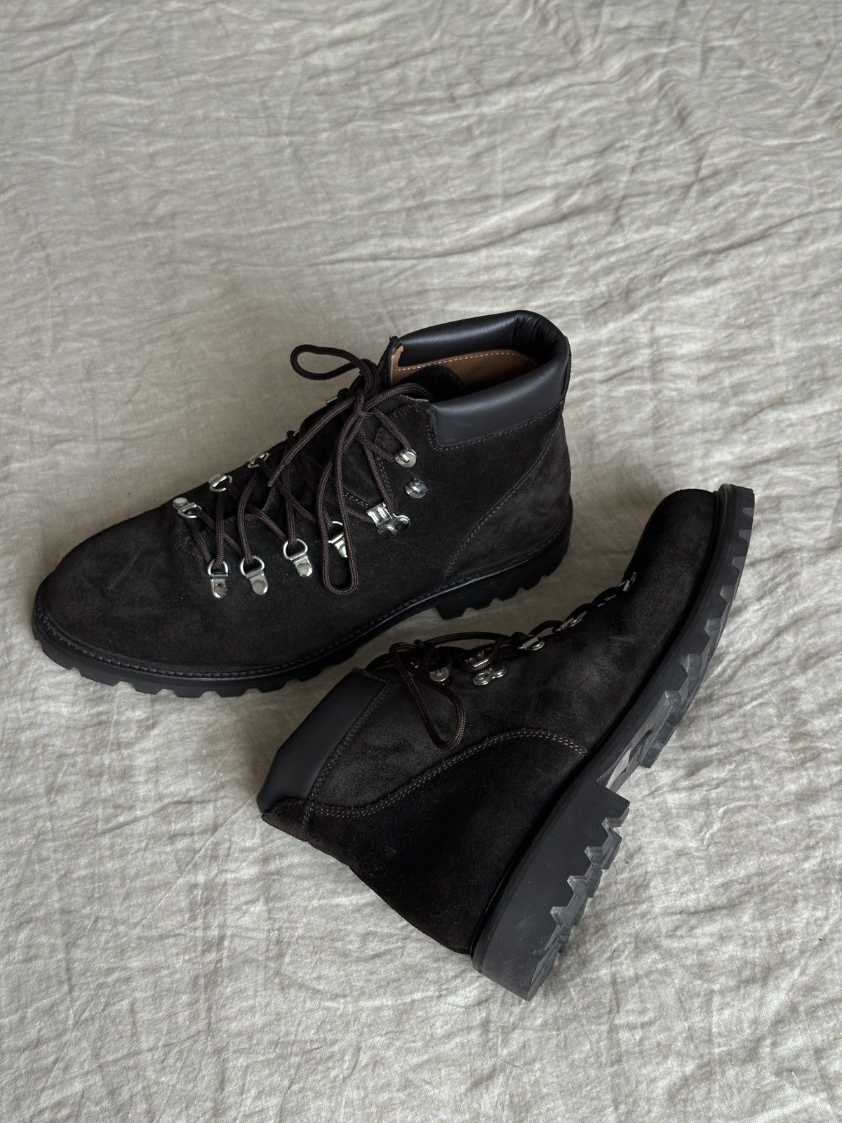 MORJAS Morjas “The Hiking Boot” Brown Suede UK size 10 Size US 11 / EU 44 - 10 Thumbnail