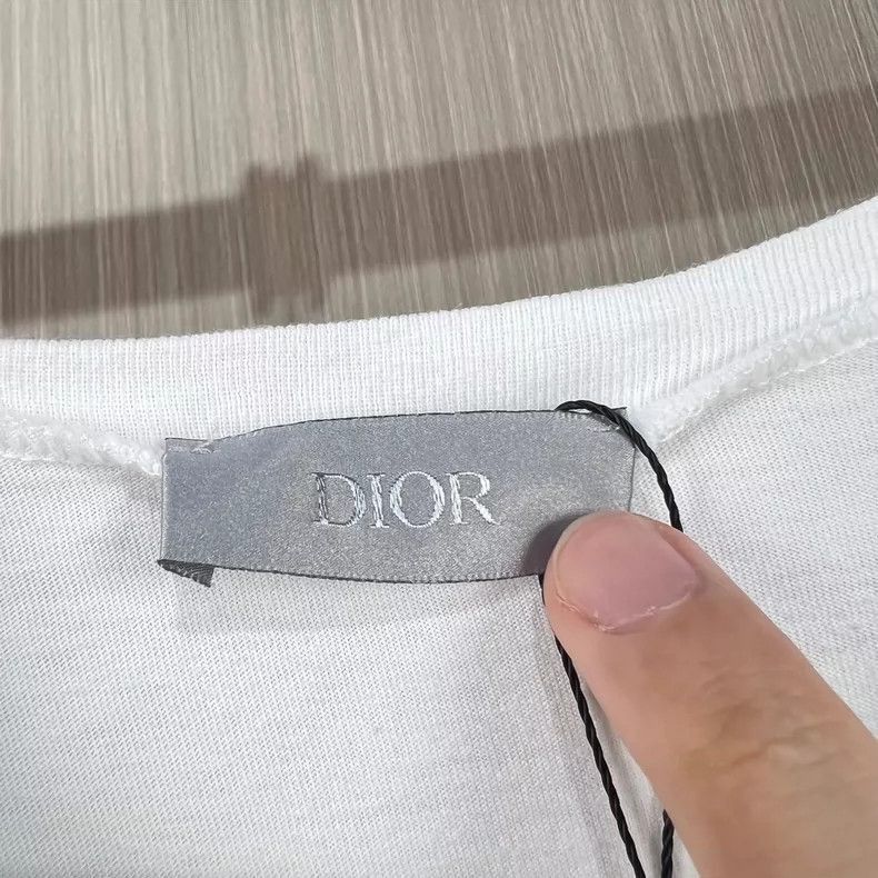 Dior Dior Embroidered Bee Short Sleeve TShirt-2506 Size US L / EU 52-54 / 3 - 6 Thumbnail