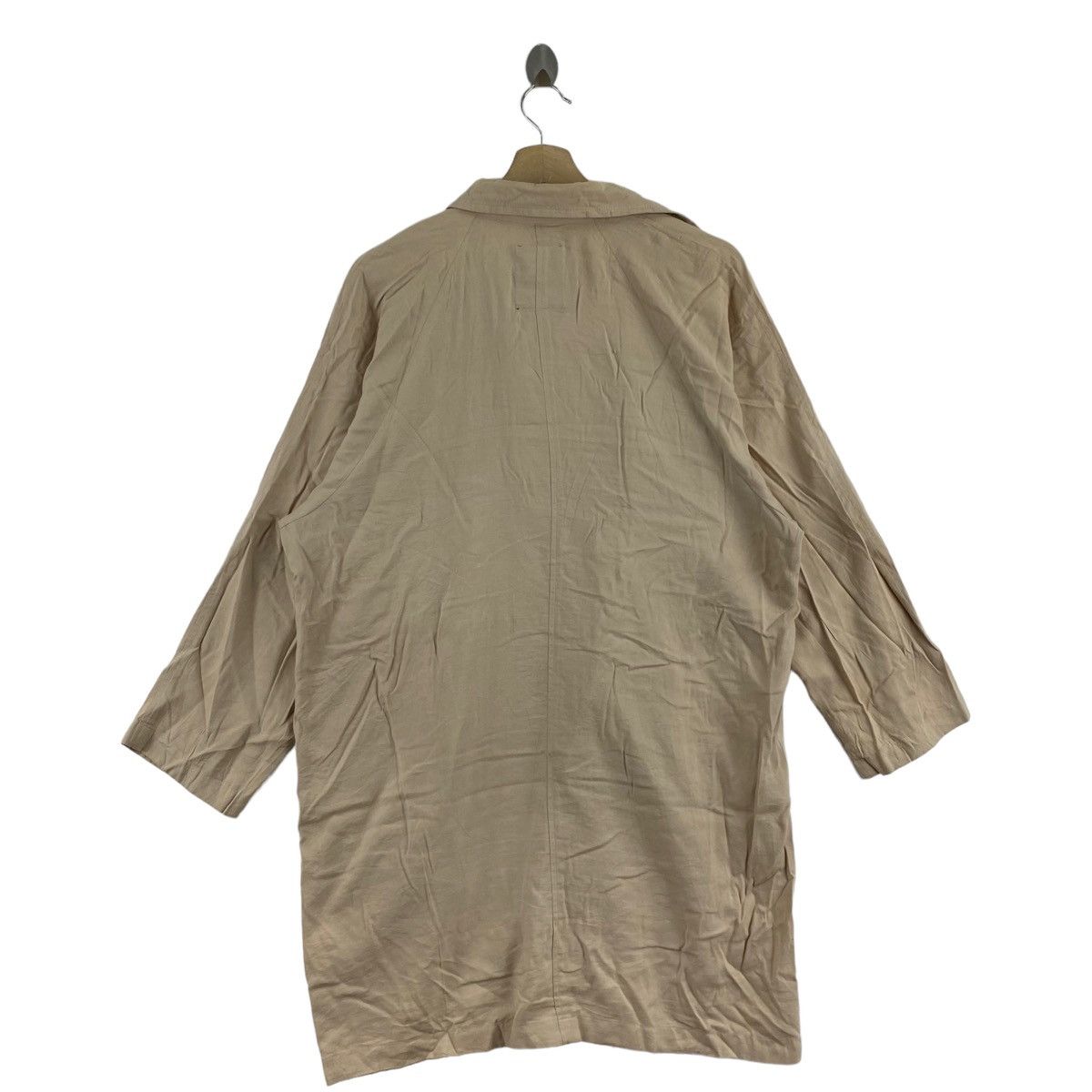 Japanese Brand × Vintage Vintage W.CLOSET Japanese Brand Beige Long Coat Size L / US 10 / IT 46 - 4 Thumbnail