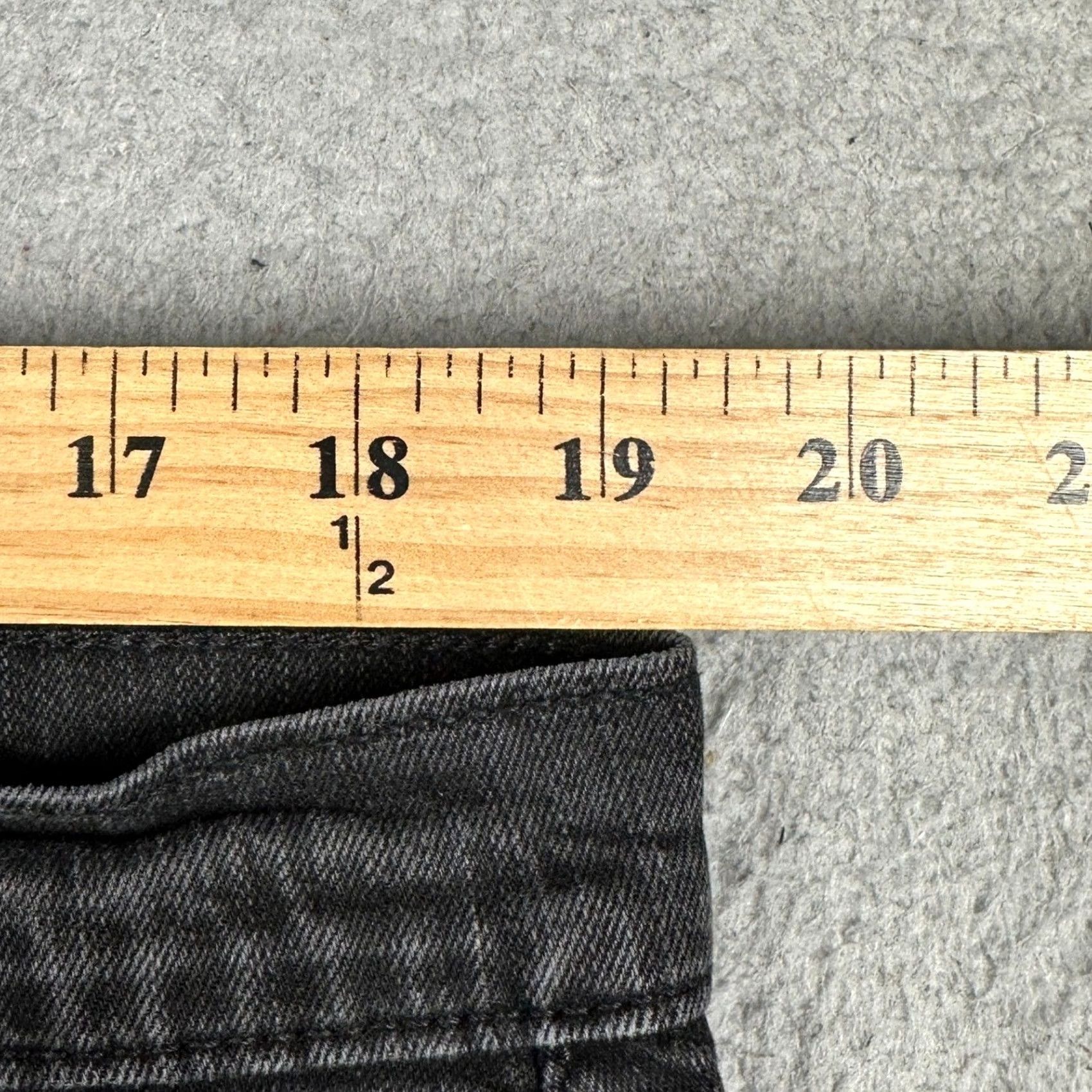 Levi's Levi's 505 Regular Fit Jeans Mens 40x30 Faded Black Stretch Denim Straight Leg Regular Rise NA Zip Button Size US 40 / EU 56 - 5 Thumbnail