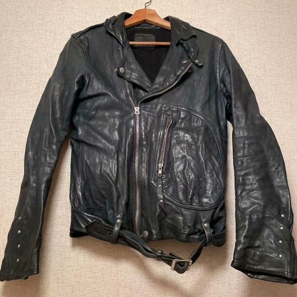 Isamu Katayama Backlash Backlash Cowhide Leather Rider Jacket Size XS / US 0-2 / IT 36-38 - 1 Thumbnail