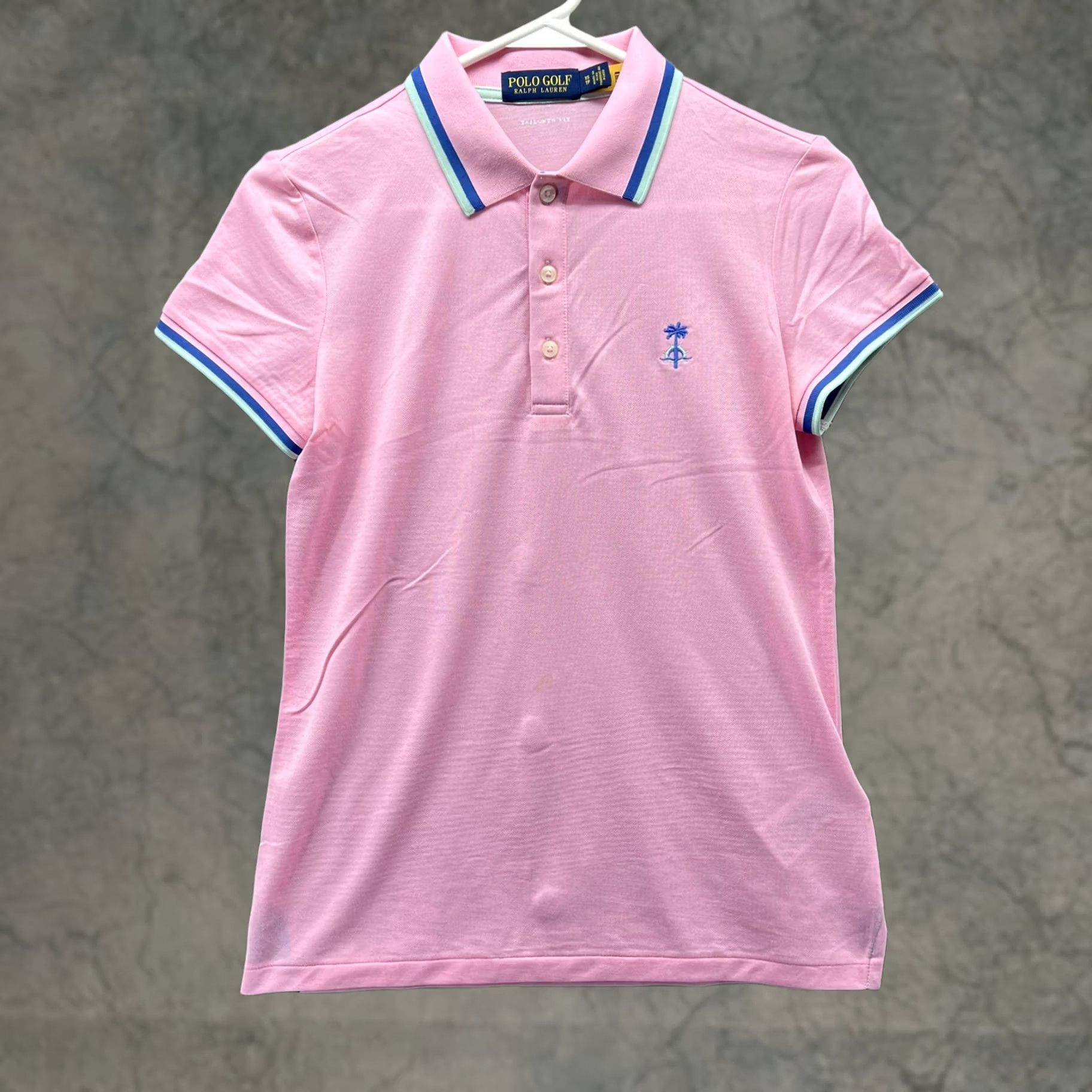 Polo Ralph Lauren VINTAGE Polo Ralph Lauren Polo Shirt Womens XS Pink Palm Tree Golf Performance Logo Size XS / US 0-2 / IT 36-38 - 1 Thumbnail