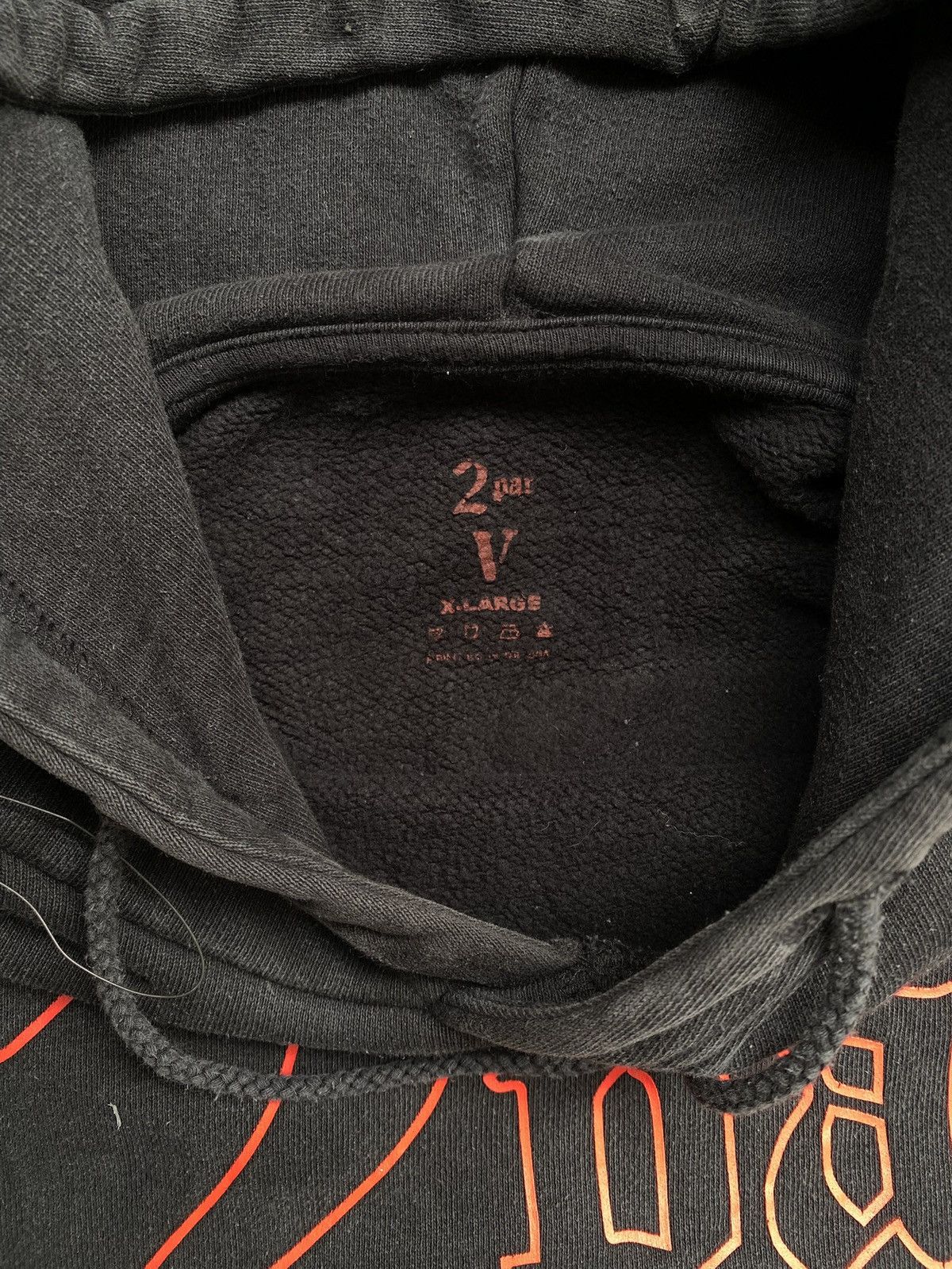 Vintage vlone x 2pac hoodie Size US XL / EU 56 / 4 - 3 Thumbnail