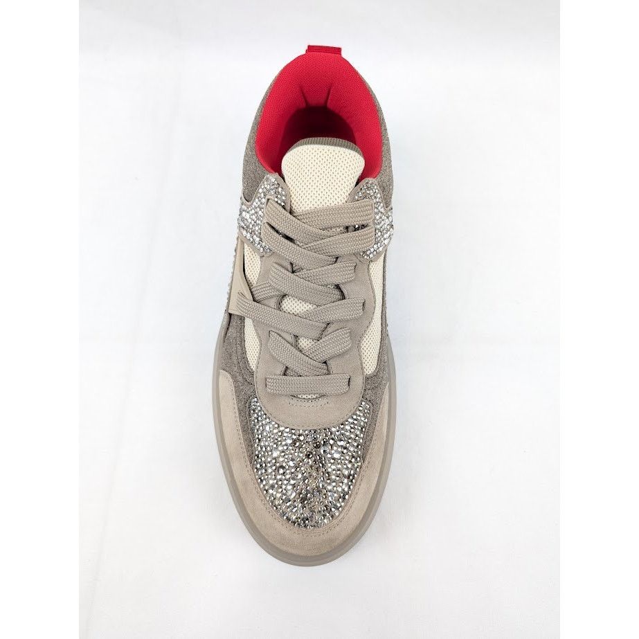 Christian Louboutin o1rshd1 Astro Loubi Strass Flat Sneakers in Saharienne Size US 10 / EU 43 - 6 Thumbnail