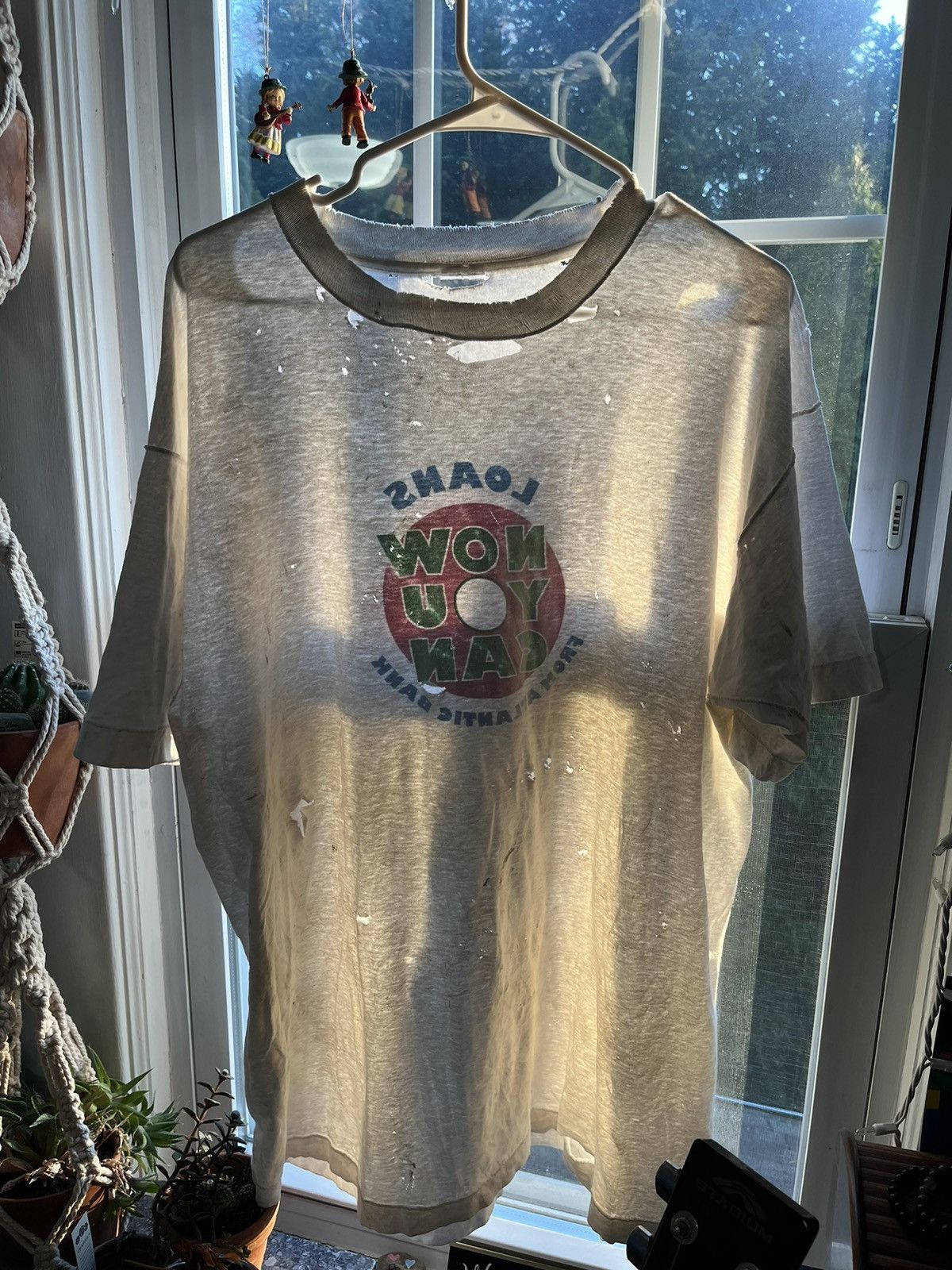Unsound Rags “Place Beyond The Pines” Distressed Single Stitch White Tee Size US XL / EU 56 / 4 - 3 Thumbnail