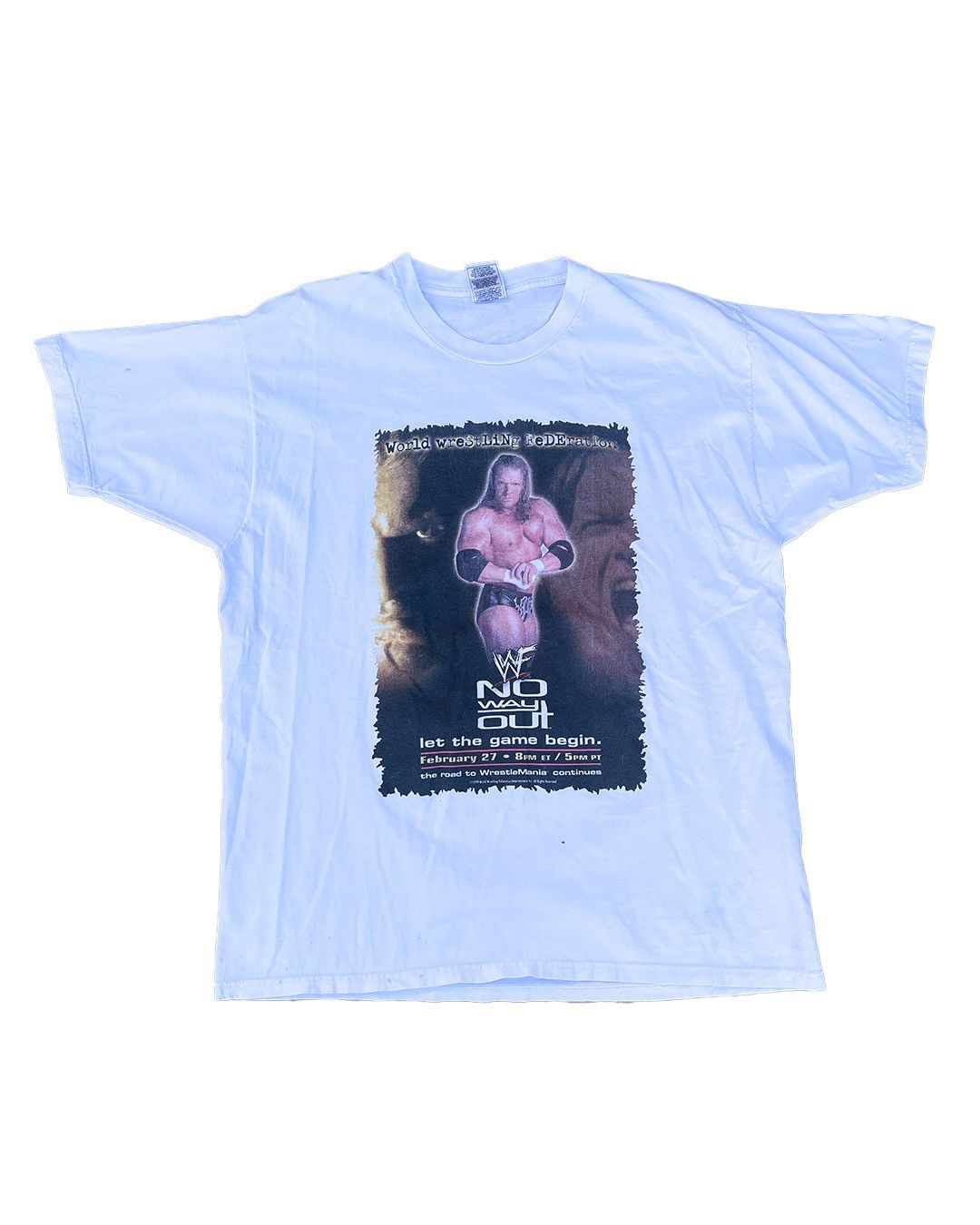 WWE 1999 WWF No Way Out Triple H T-shirt Size US XL / EU 56 / 4 - 1 Thumbnail