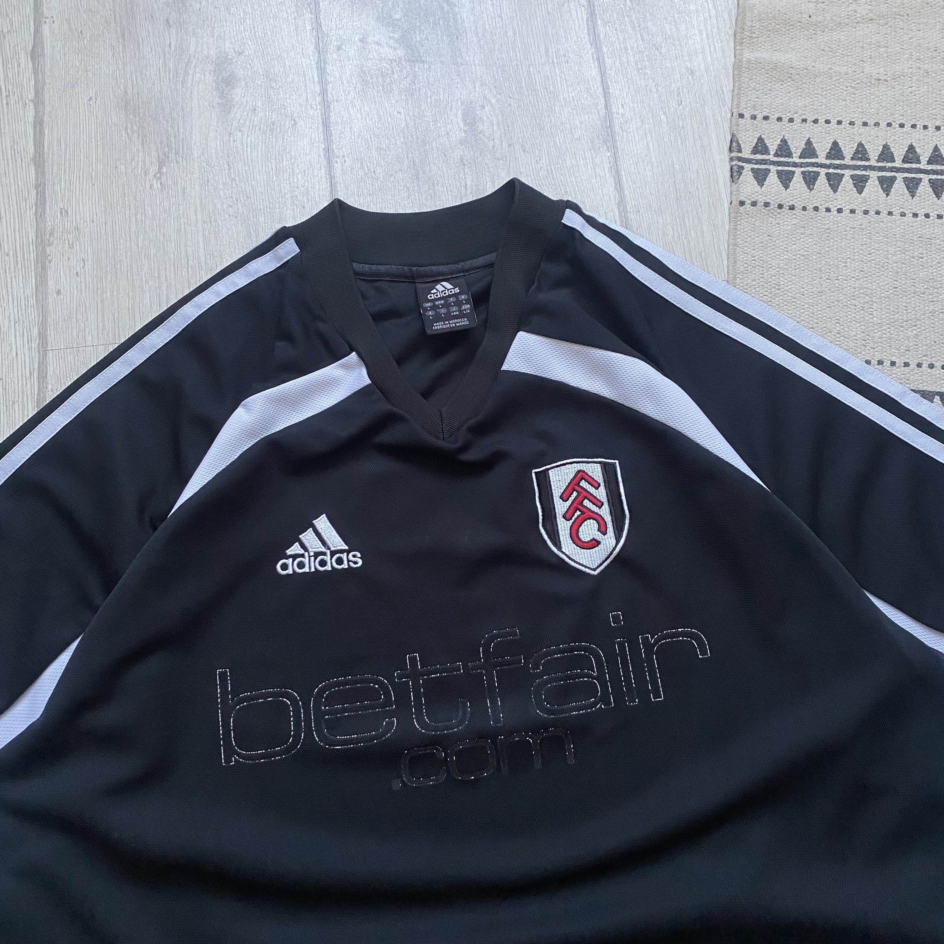 Adidas ⚽️ Blockore Vintage 02 FFC Adidas Fulham Jersey Soccer Y2K Size US L / EU 52-54 / 3 - 2 Thumbnail