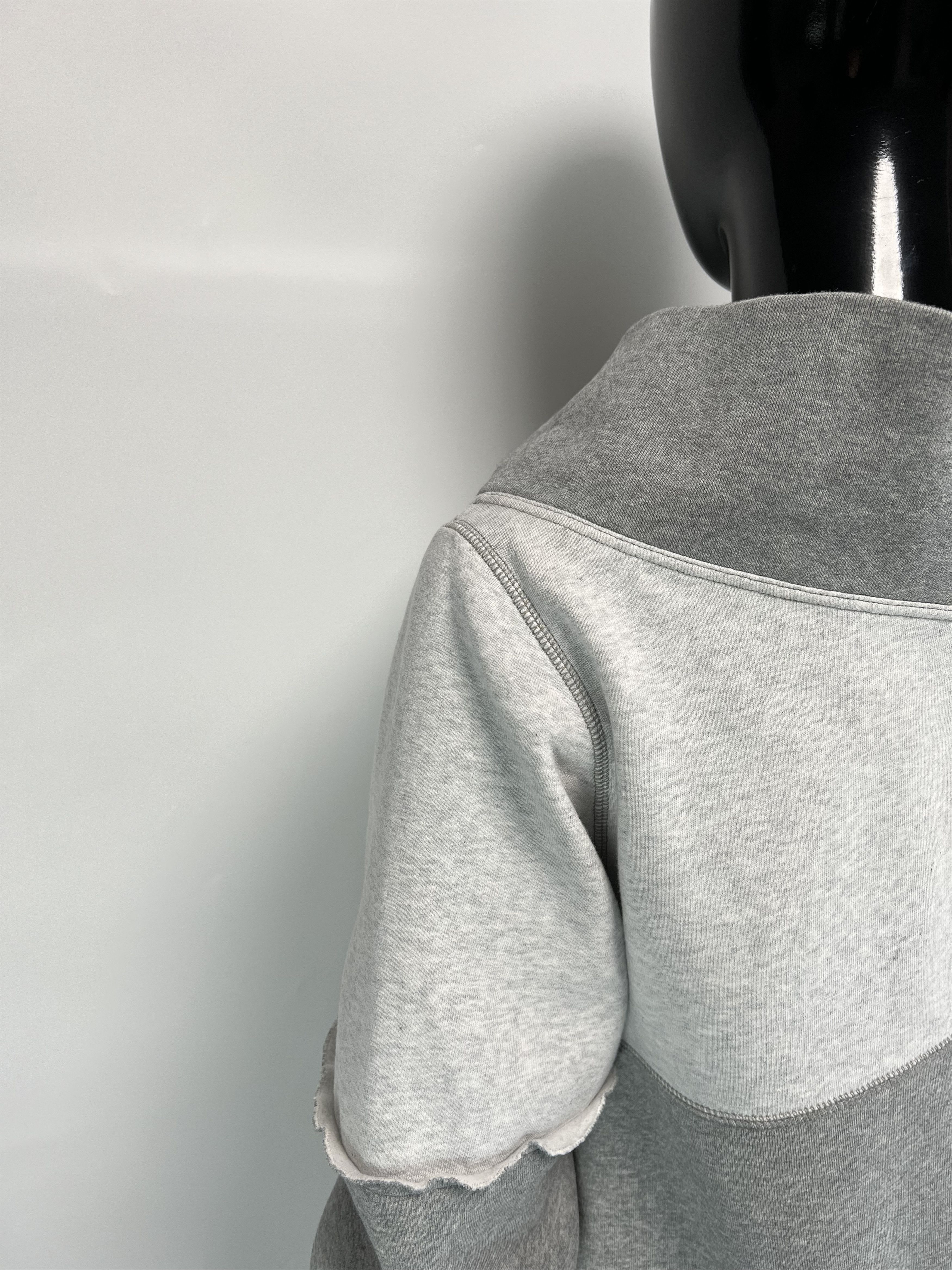 Burberry Burberry Women’s Gray Patchwork Off The Shoulder Jumper Size M / US 6-8 / IT 42-44 - 15 Thumbnail
