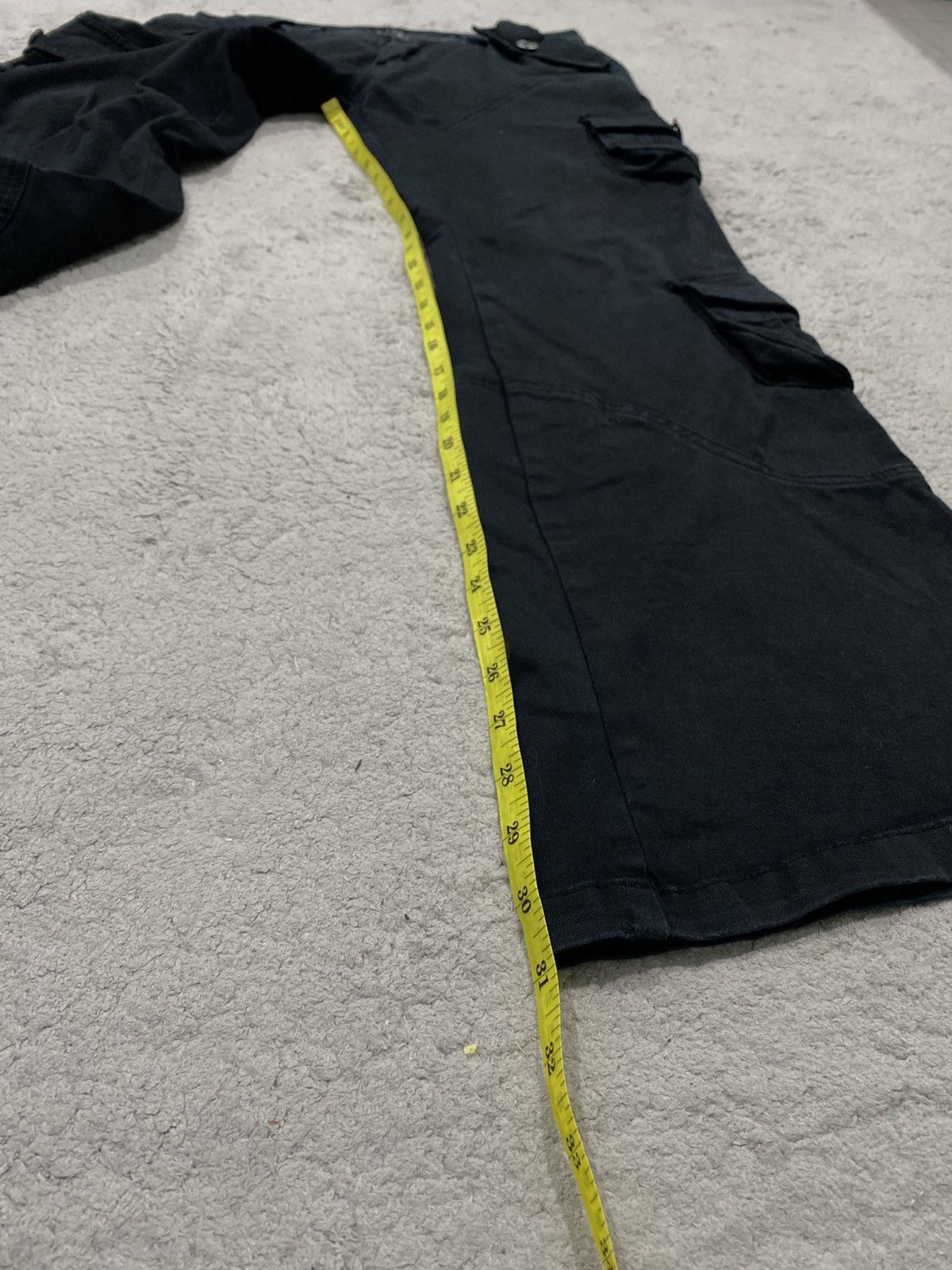 Japanese Brand LowBox Black Cargo Multipocket Flared Pants LGB Style Size US 32 / EU 48 - 18 Thumbnail