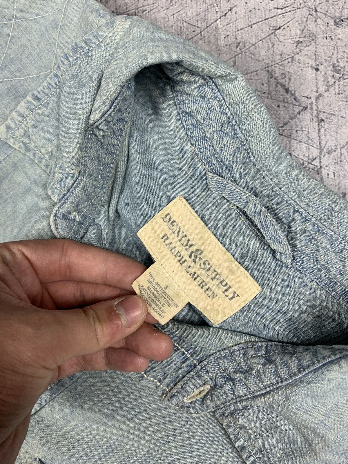 Denim & Supply Ralph Lauren Vintage Denim And Supply Ralph Lauren Washed Denim Shirt Size US S / EU 44-46 / 1 - 6 Thumbnail