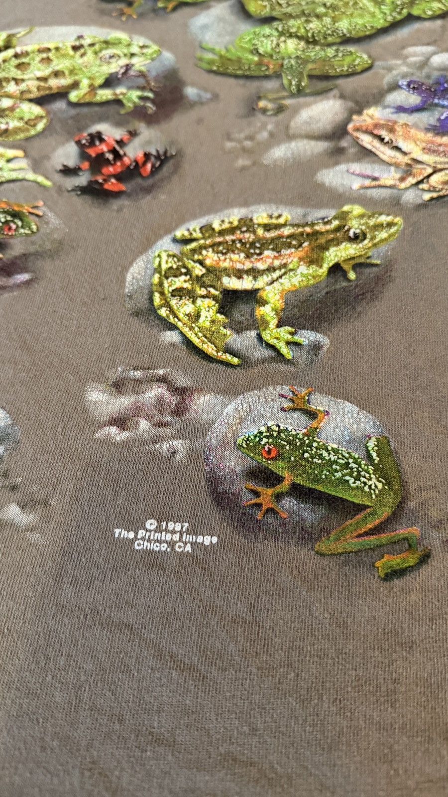 Vintage 90’s Frog AOP Tee Size US XL / EU 56 / 4 - 3 Thumbnail