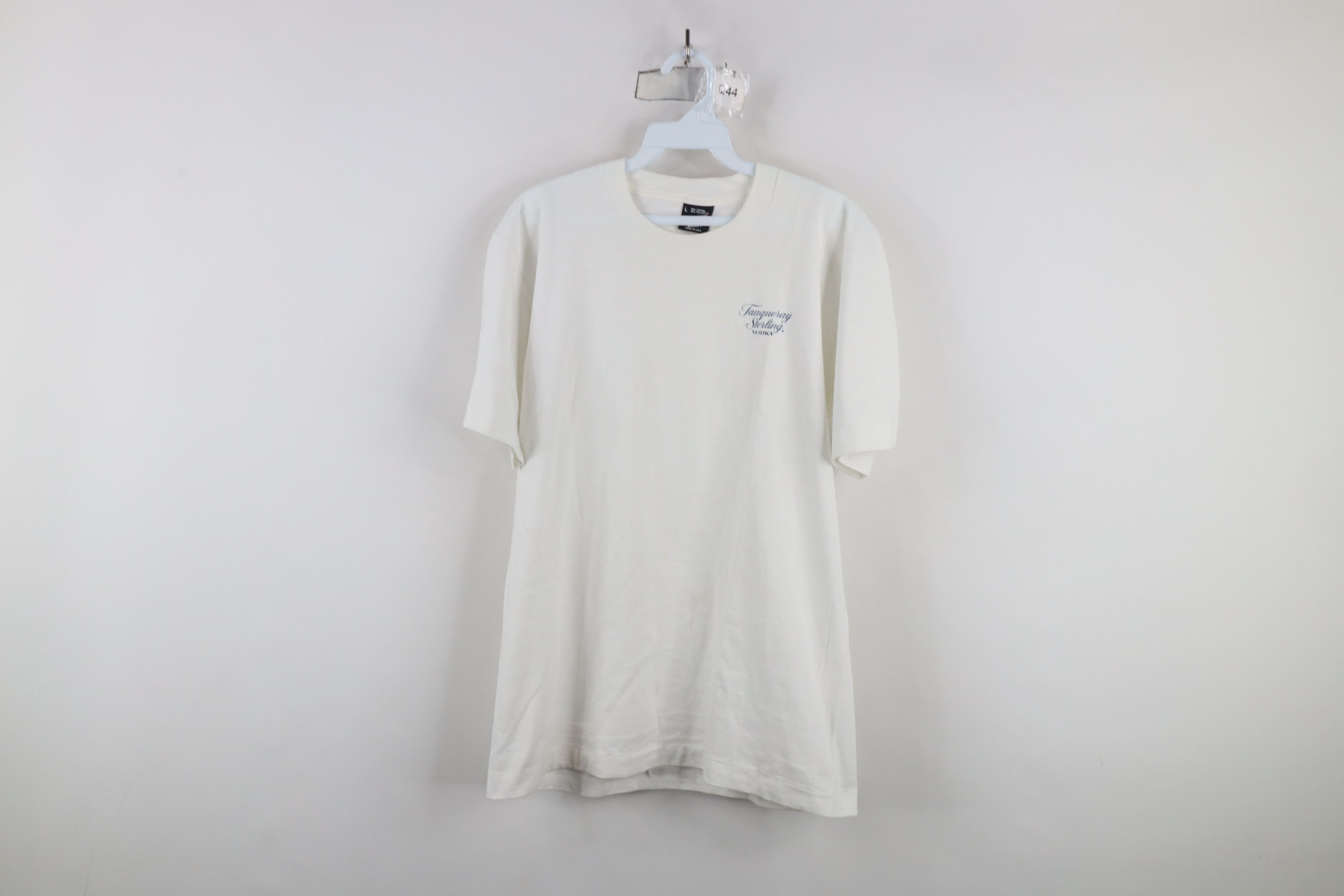 Vintage Vintage 90s Streetwear Tanqueray Sterling Vodka T-Shirt USA Size US L / EU 52-54 / 3 - 1 Thumbnail