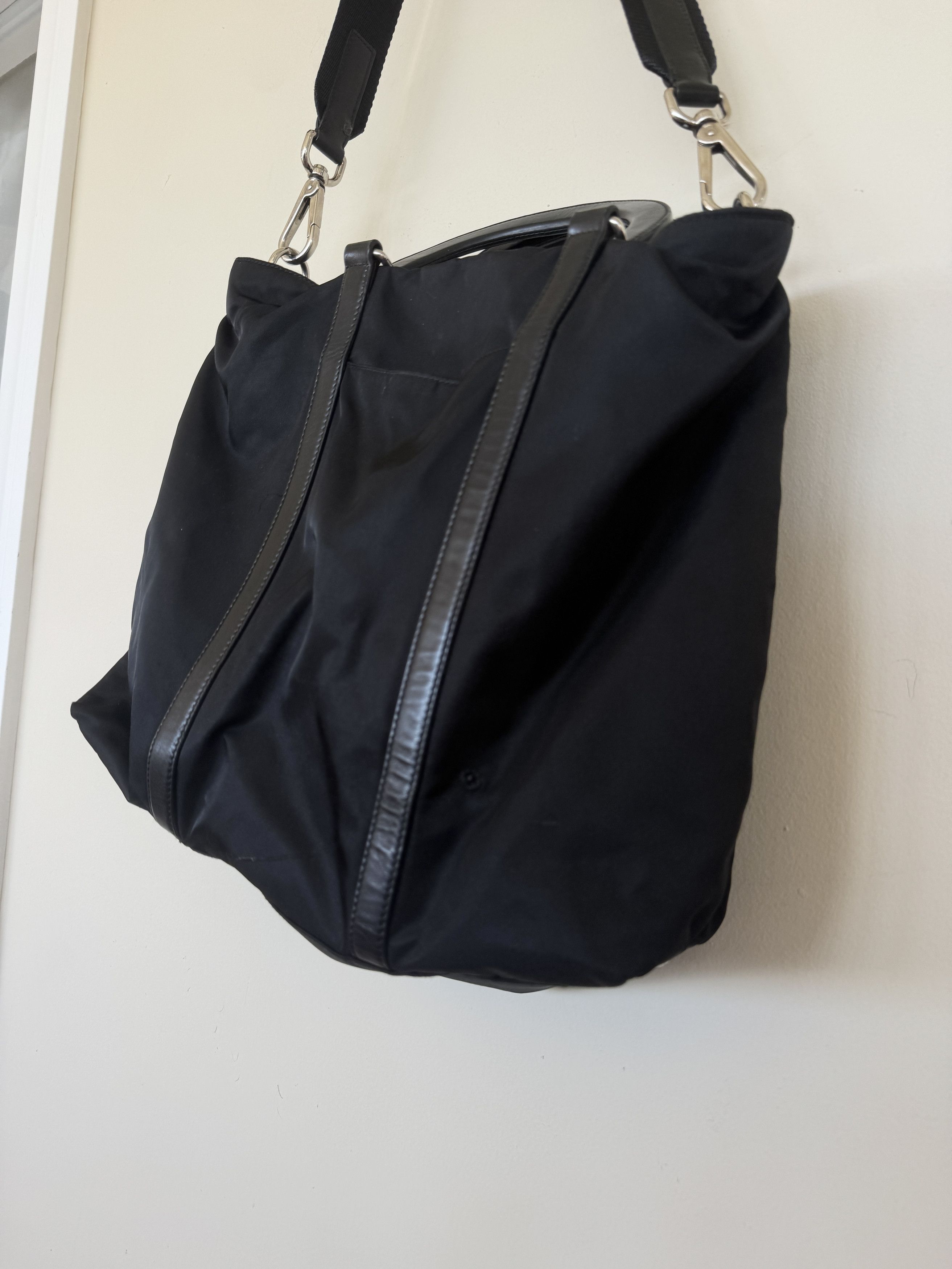Prada PRADA Vintage Nylon Messenger Tote Bag Size ONE SIZE - 10 Thumbnail