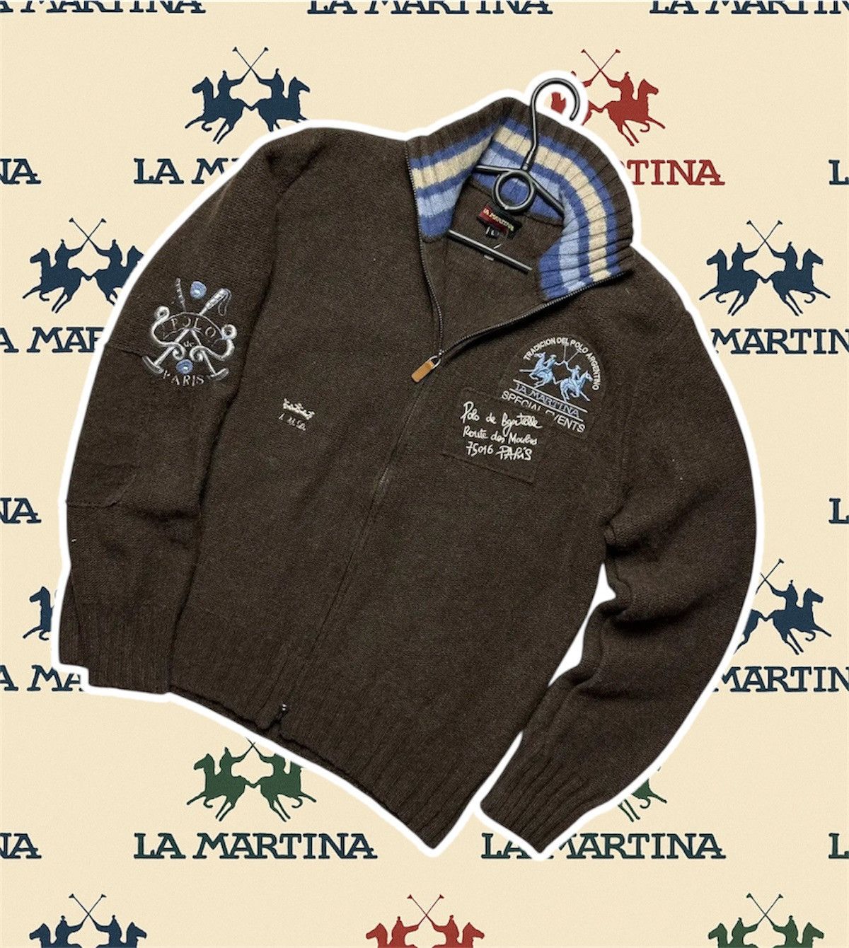 La Martina Vintage La Martina polo club sweater size L brown logo rare Size US L / EU 52-54 / 3 - 1 Thumbnail