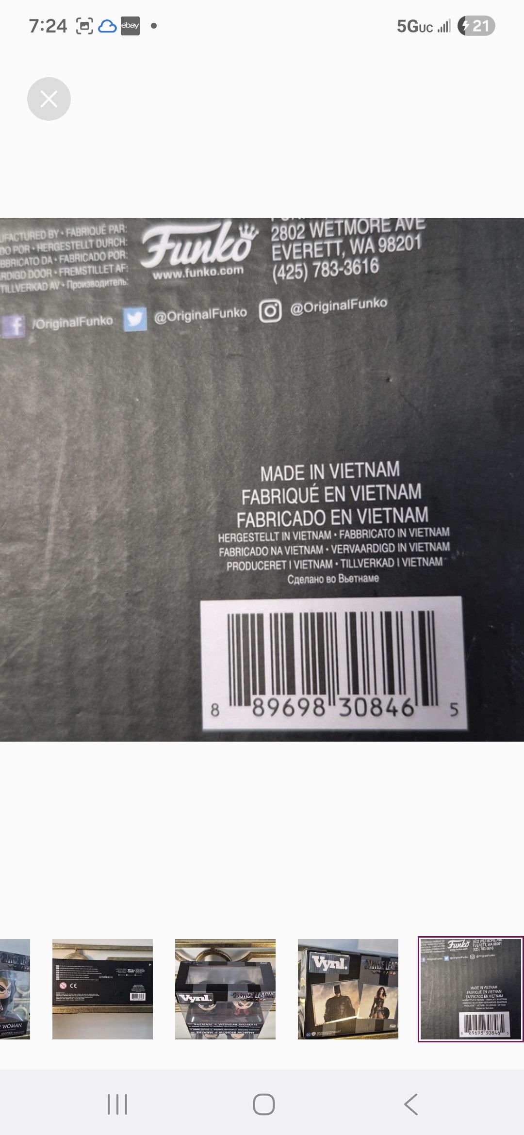 Other Funko Pop Vynl×DC Justice League Batman & WonderWoman Vinyls Size ONE SIZE - 8 Thumbnail