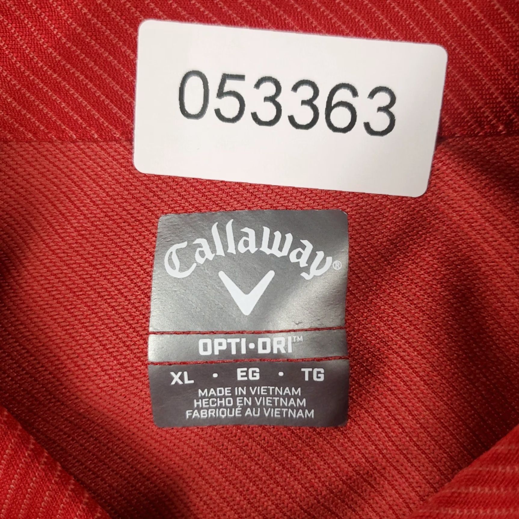 Callaway Callaway Polo Shirt Mens XL Red Opti Dri Fit Golf Short Sleeve Shirt Size US XL / EU 56 / 4 - 6 Thumbnail
