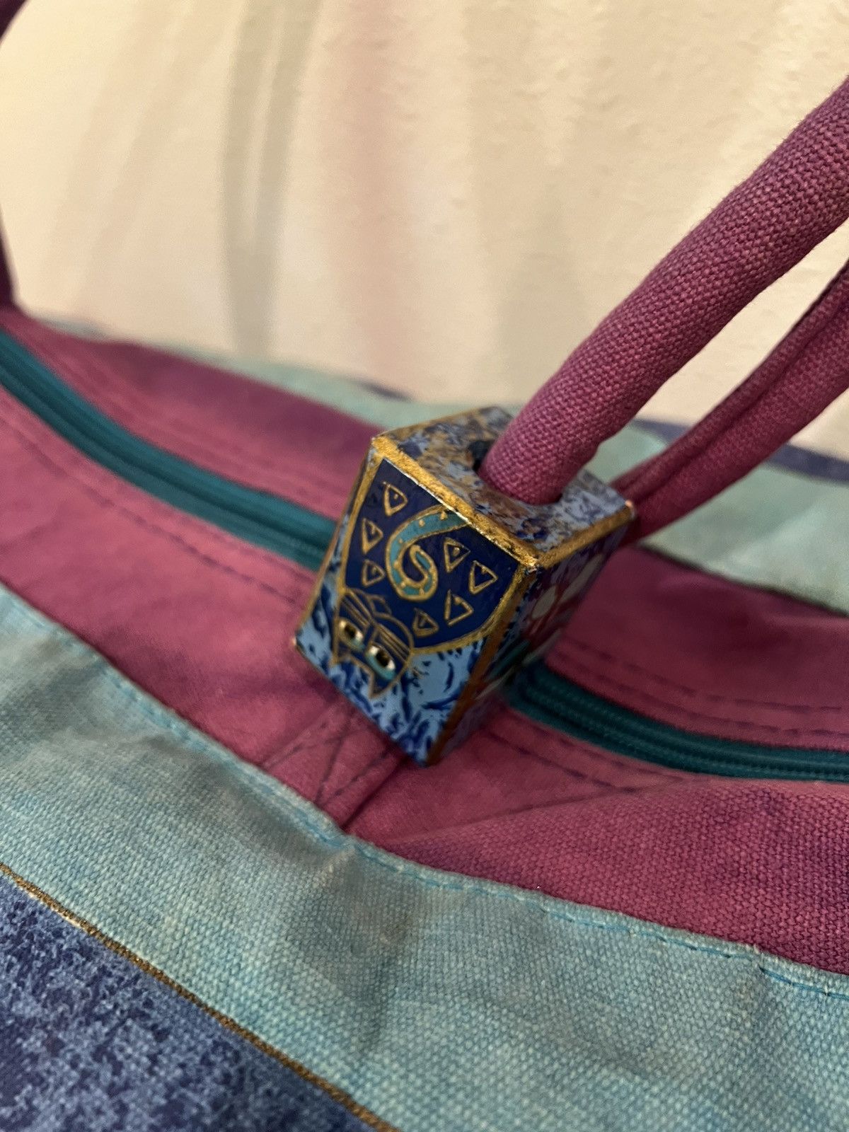 Vintage LAUREL BURCH Cat Weekender Travel Duffle Bag Tote Size ONE SIZE - 3 Thumbnail