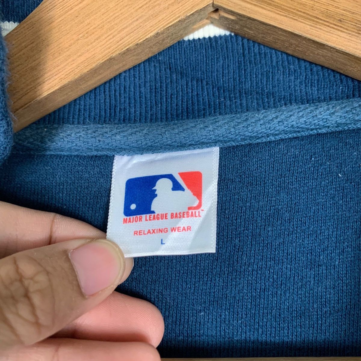 MLB MLB LA DODGERS Spellout Big Logo Sweater #1439-C65 Size US L / EU 52-54 / 3 - 16 Thumbnail