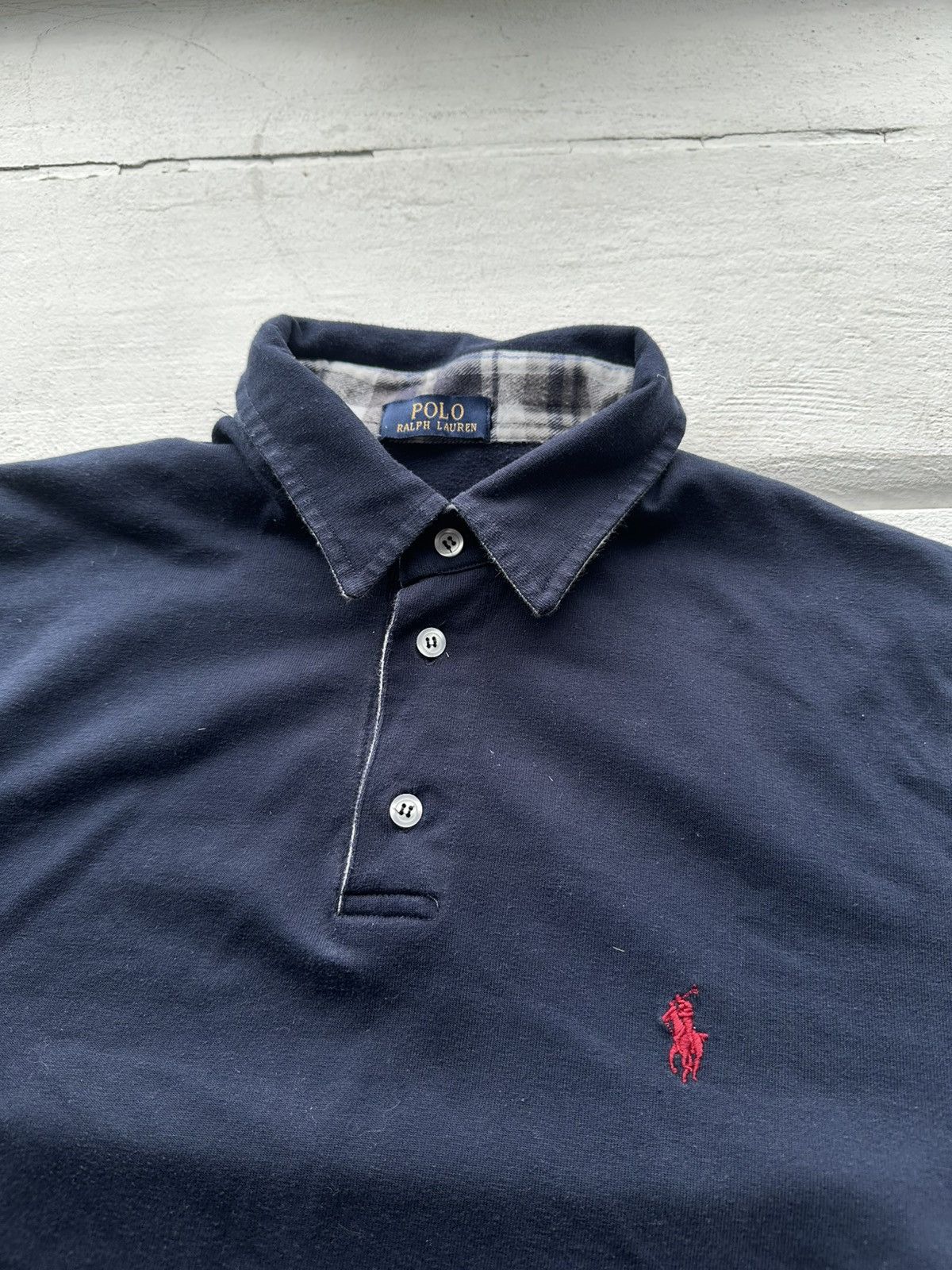 Ralph Lauren VNTG🚨 90s Polo Ralph Lauren Longsleeve Rugby Y2K pony luxury Size US L / EU 52-54 / 3 - 3 Thumbnail