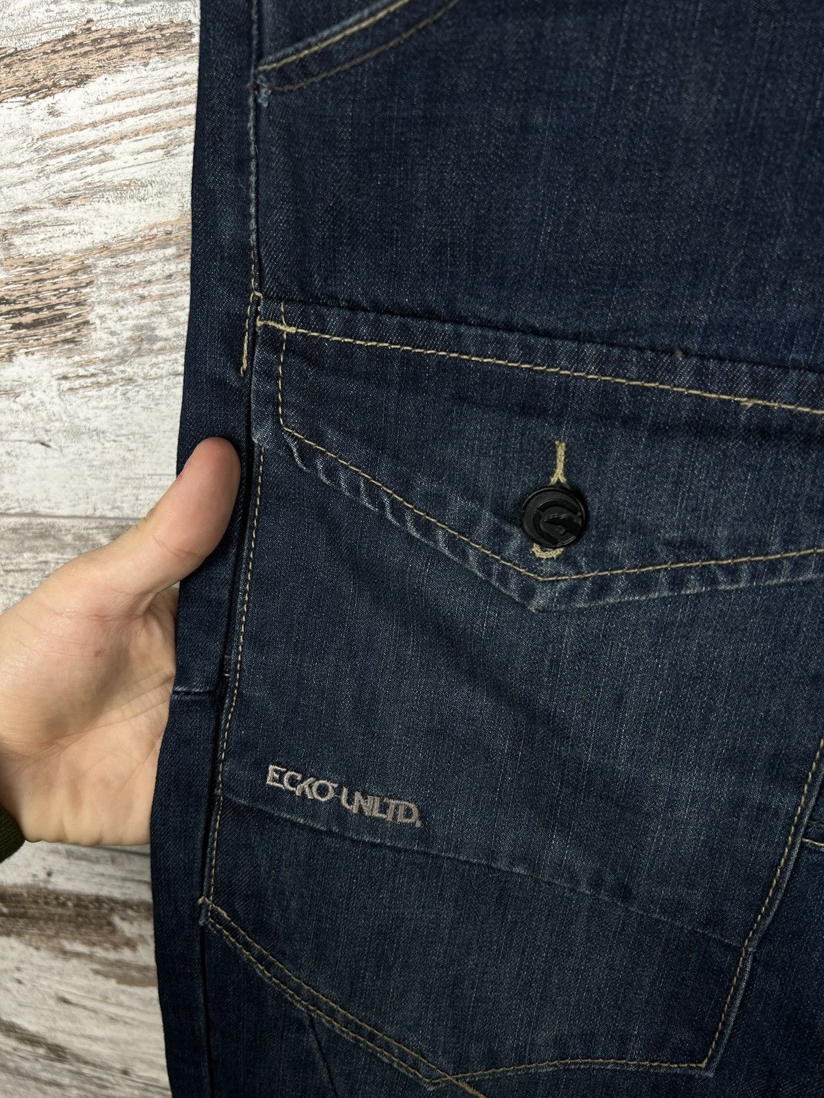 Ecko Unltd. × Vintage Mens Vintage Ecko Unltd. jeans y2k rare denim pants rap 90s Size US 32 / EU 48 - 7 Thumbnail
