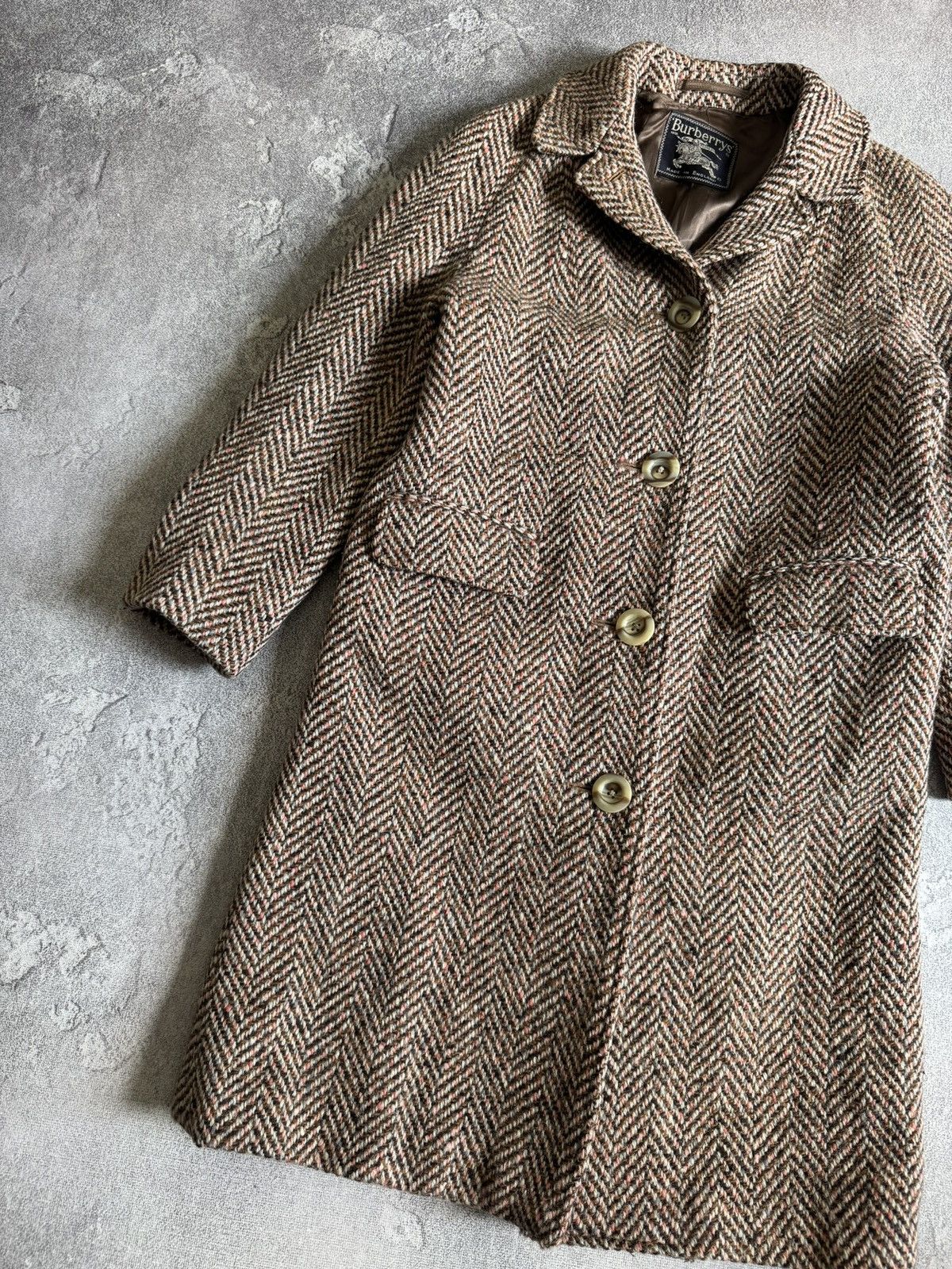 Burberry Burberry vintage retro wool long coat 🧥 jacket old money Size S / US 4 / IT 40 - 9 Thumbnail