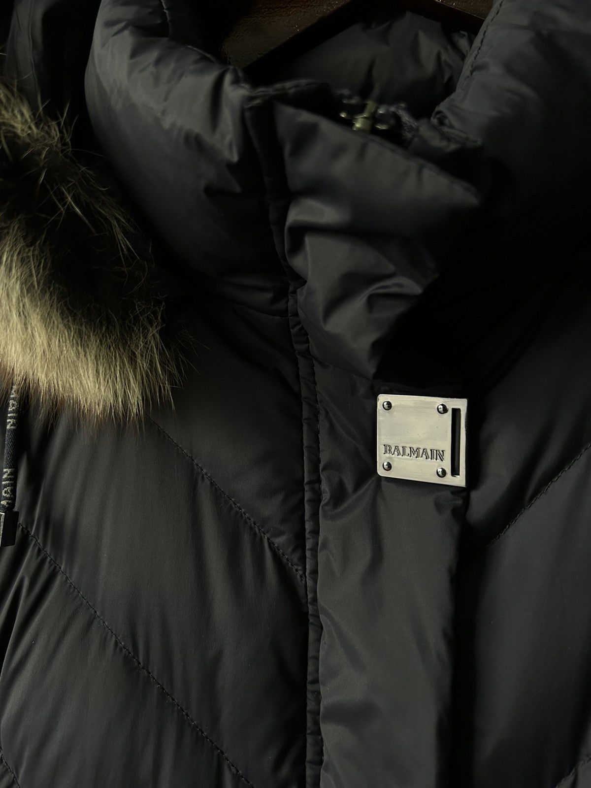 Balmain Balmain Rabbit Fur Puffer Jacket Size US L / EU 52-54 / 3 - 6 Thumbnail