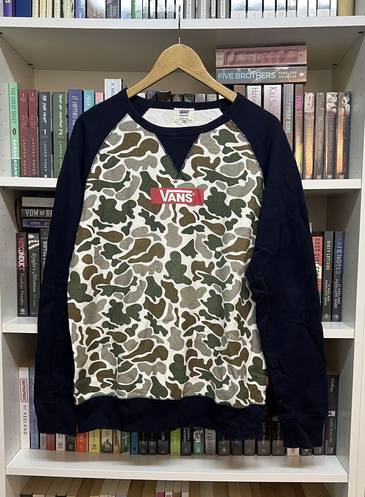 Vans VANS Skateboard Camo Sweatshirt Size US L / EU 52-54 / 3 - 1 Thumbnail