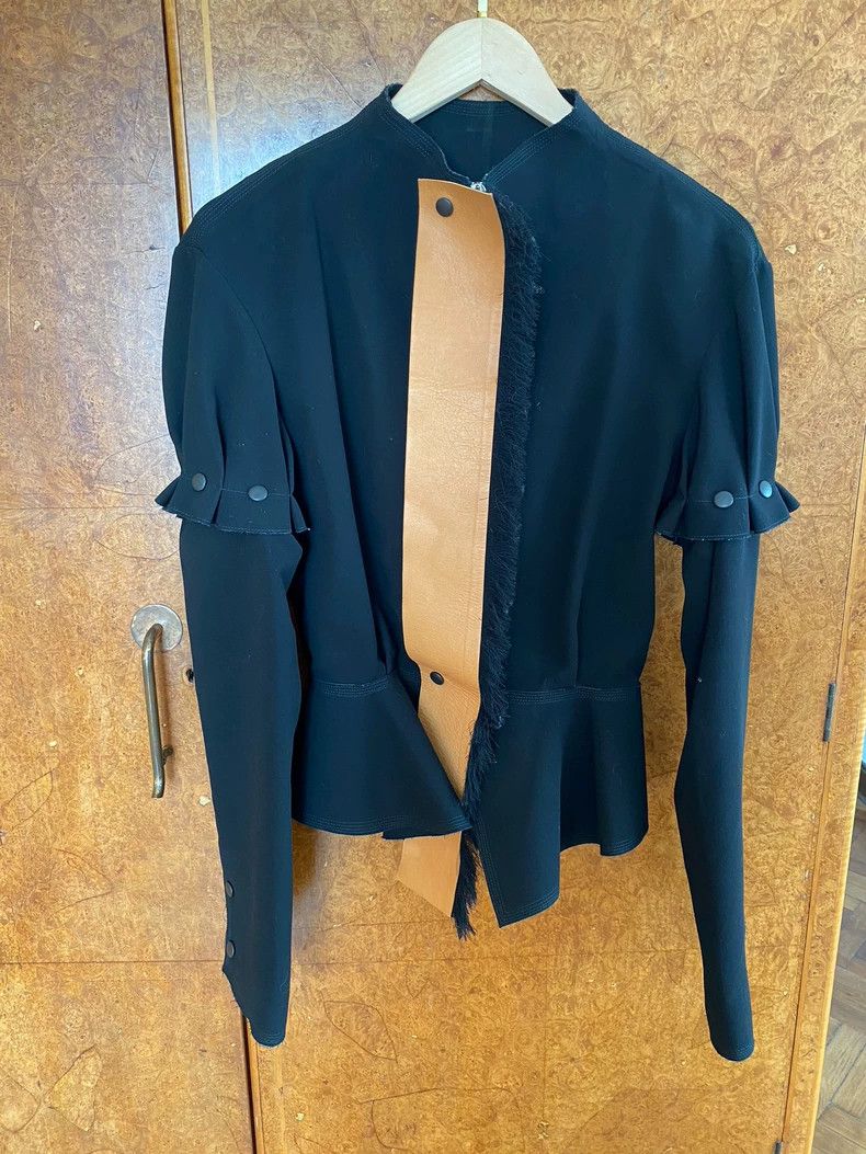 Loewe LOEWE Rough-edge detachable jacket Size XXS / US 00 / IT 34 - 2 Thumbnail