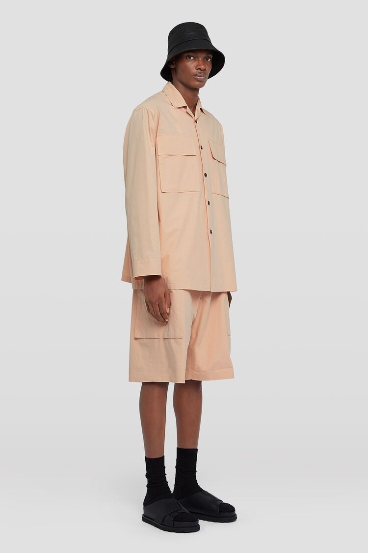 Jil Sander o1w1db10825 Shorts in Light Pink Size US 34 / EU 50 - 2 Thumbnail