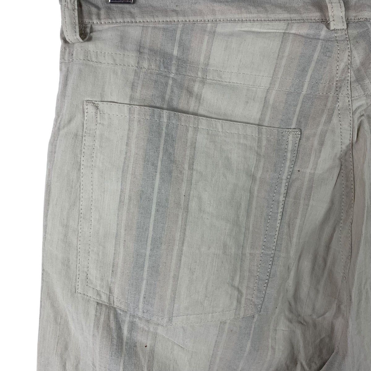 Vintage SALVATORE FERRAGAMO stripe linen pants