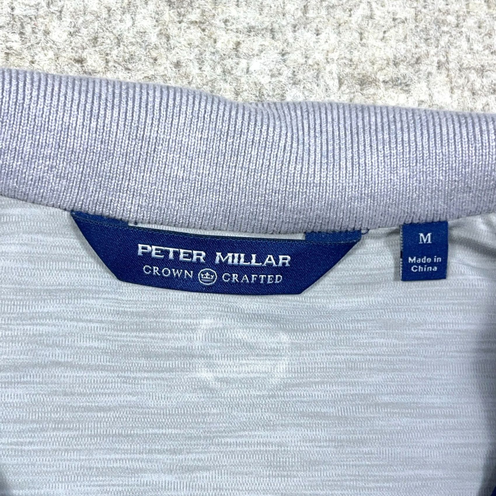 Peter Millar Peter Millar Stealth Light Jacket Men M Blue Quilted Full Zip Crown Size US M / EU 48-50 / 2 - 4 Thumbnail