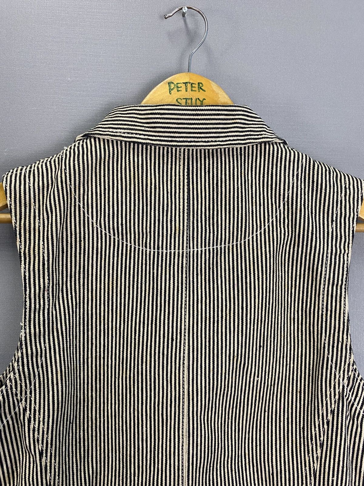 Japanese Brand × Vintage Vintage Hikory Vest by Collective Size US XS / EU 42 / 0 - 9 Thumbnail