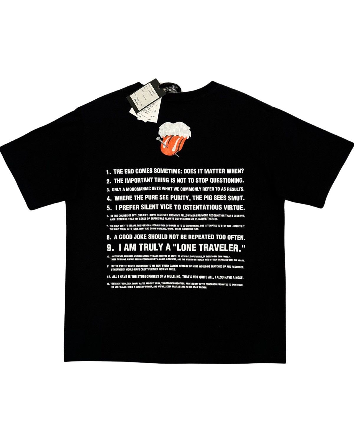 Number (N)ine NWT Rare 12AW Number (N)ine Rolling Stones Tee size