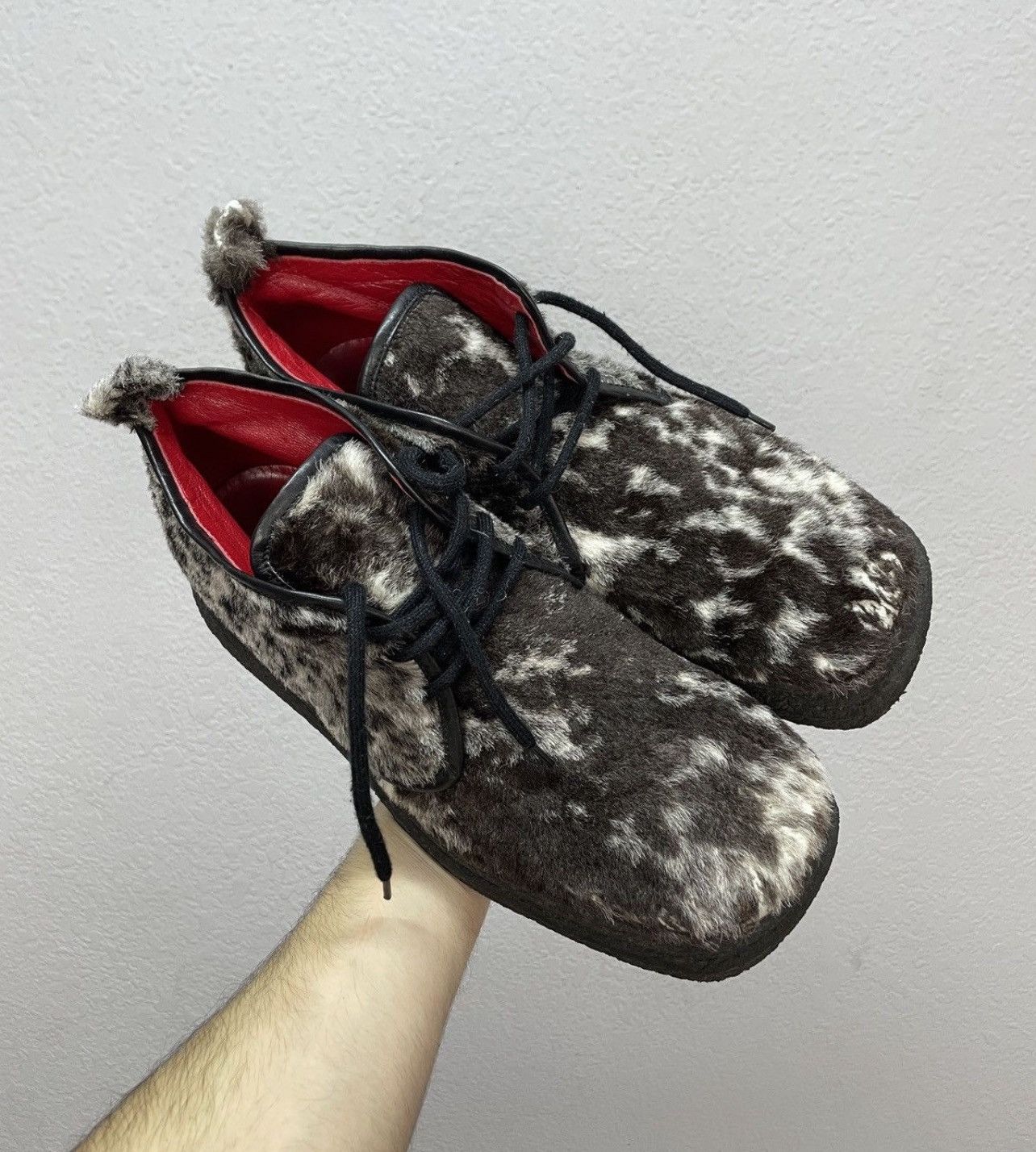 Just Cavalli Just Cavalli Vintage Pony Hair Shoes Rare Statement Pair Size US 10 / EU 43 - 2 Thumbnail