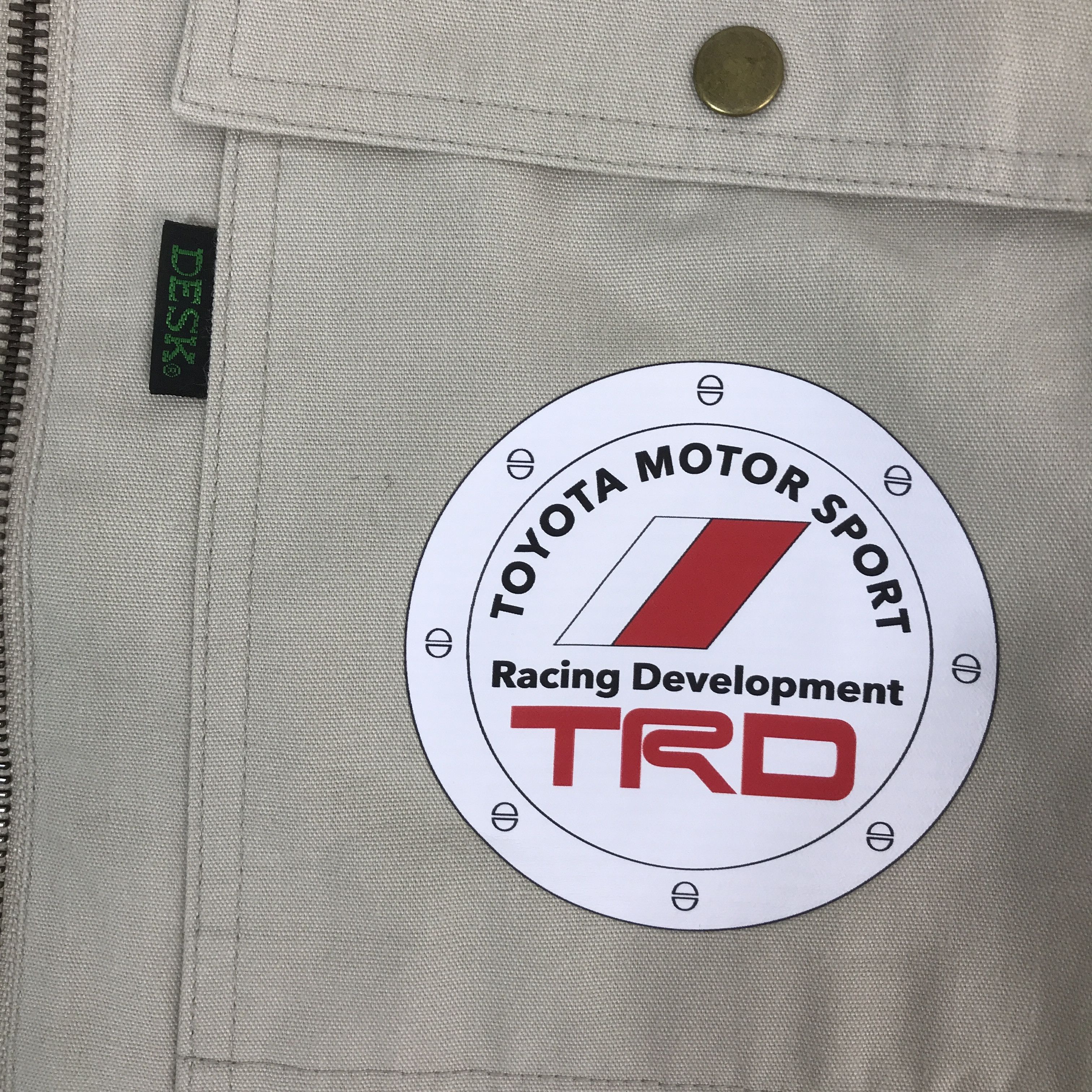 Vintage TOYOTA RACING MOTORSPORT TRD UNIFORM CUSTOM JACKET K70B2 Size US M / EU 48-50 / 2 - 10 Thumbnail